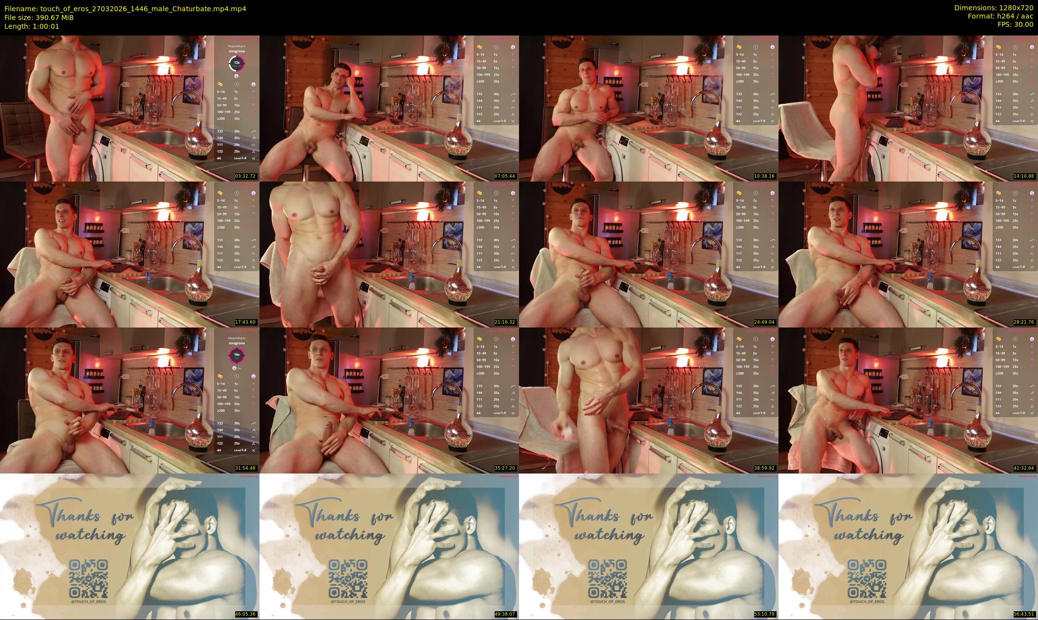 touch_of_eros — 61 minute Chaturbate male cam show recording, 720p, Mar 27, 2026
