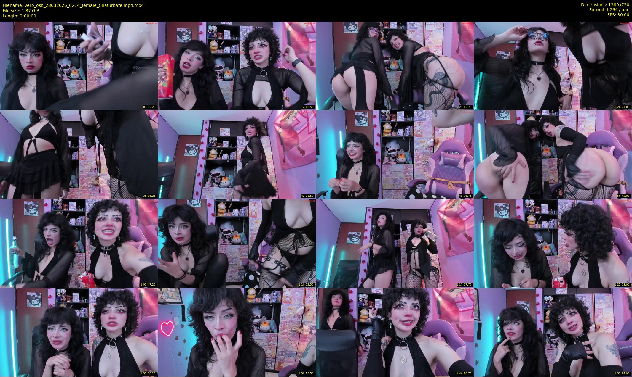 vero_osb — 120 minute Chaturbate female cam show recording, 720p, Mar 28, 2026