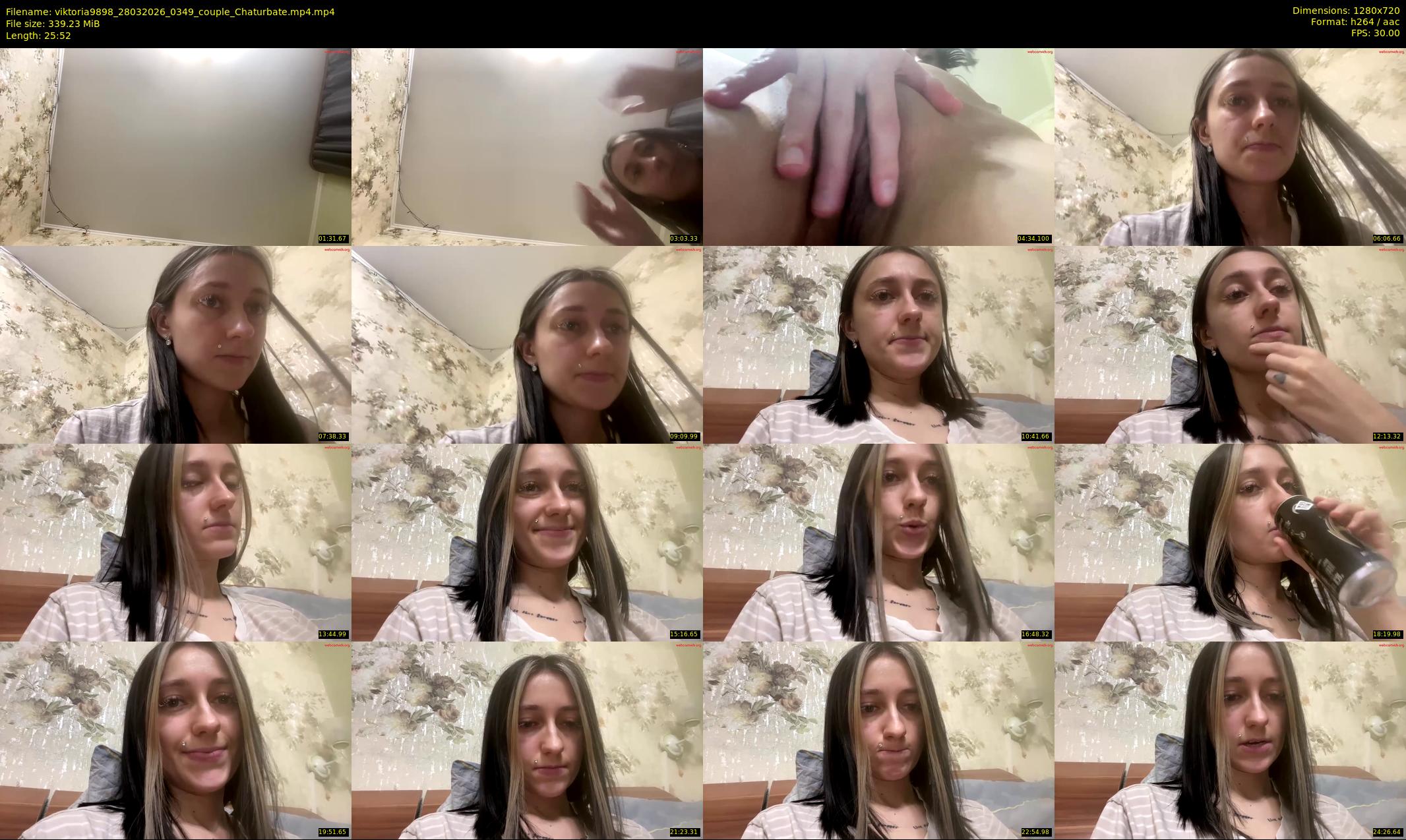 viktoria9898 — 26 minute Chaturbate couple cam show recording, 720p, Mar 28, 2026