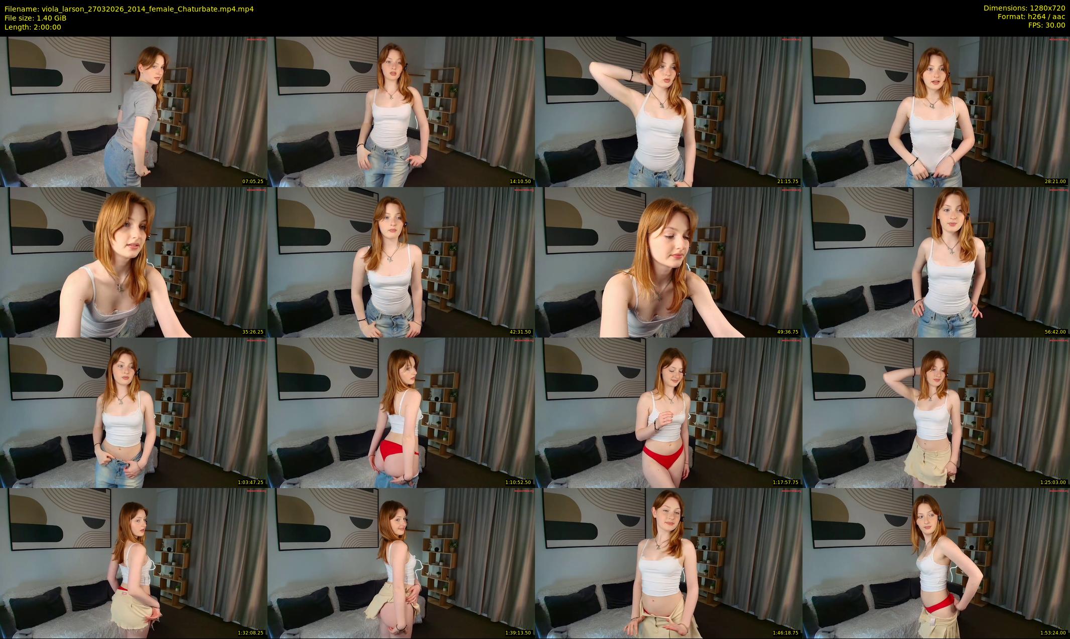 viola_larson — 120 minute Chaturbate female cam show recording, 720p, Mar 27, 2026