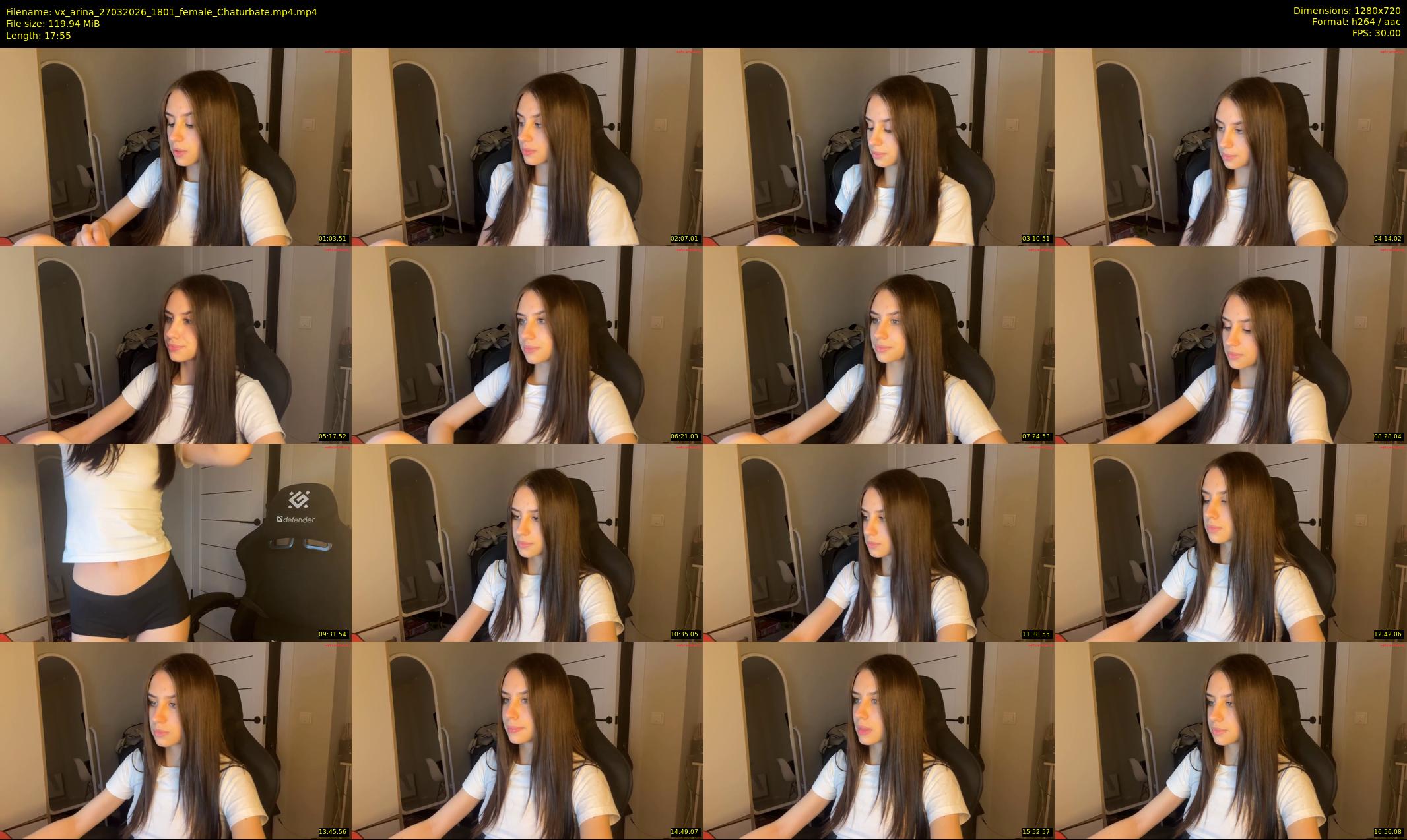 vx_arina — 18 minute Chaturbate female cam show recording, 720p, Mar 27, 2026