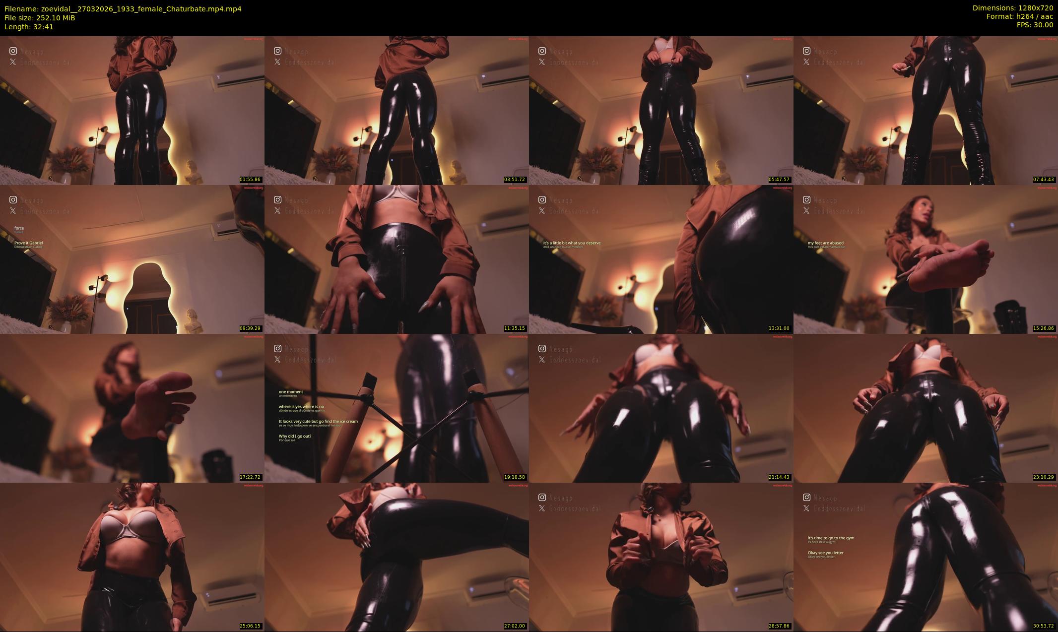 zoevidal_ — 33 minute Chaturbate female cam show recording, 720p, Mar 27, 2026