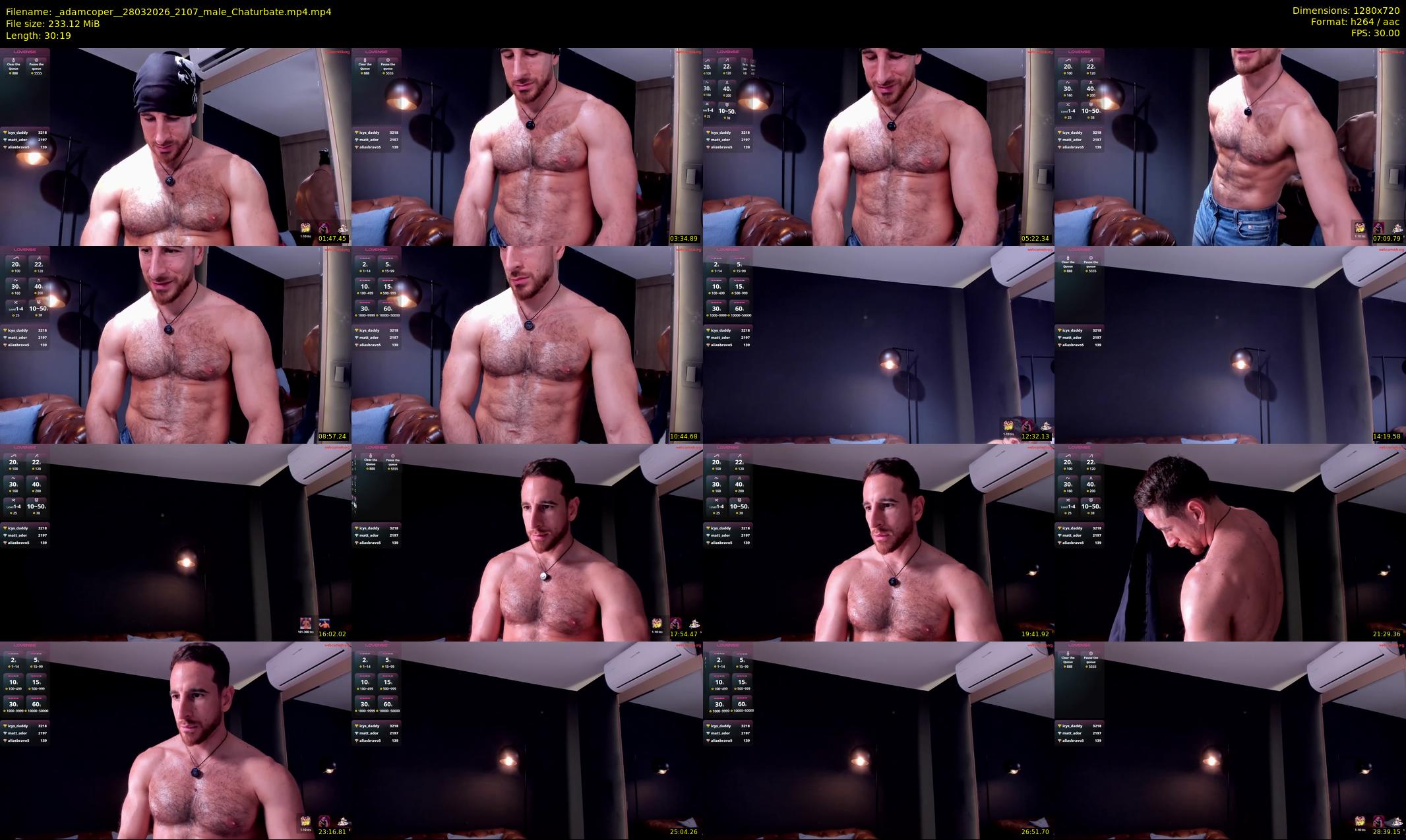 _adamcoper_ — 31 minute Chaturbate male cam show recording, 720p, Mar 28, 2026