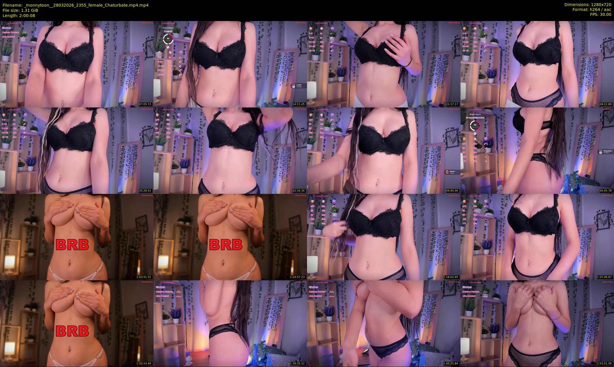 _monnytoon_ — 121 minute Chaturbate female cam show recording, 720p, Mar 28, 2026