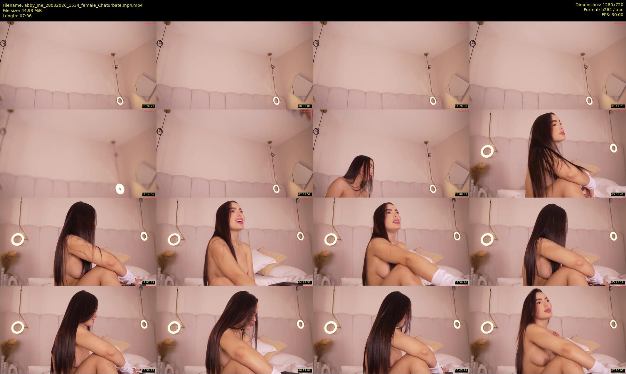 abby_me — 8 minute Chaturbate female cam show recording, 720p, Mar 28, 2026