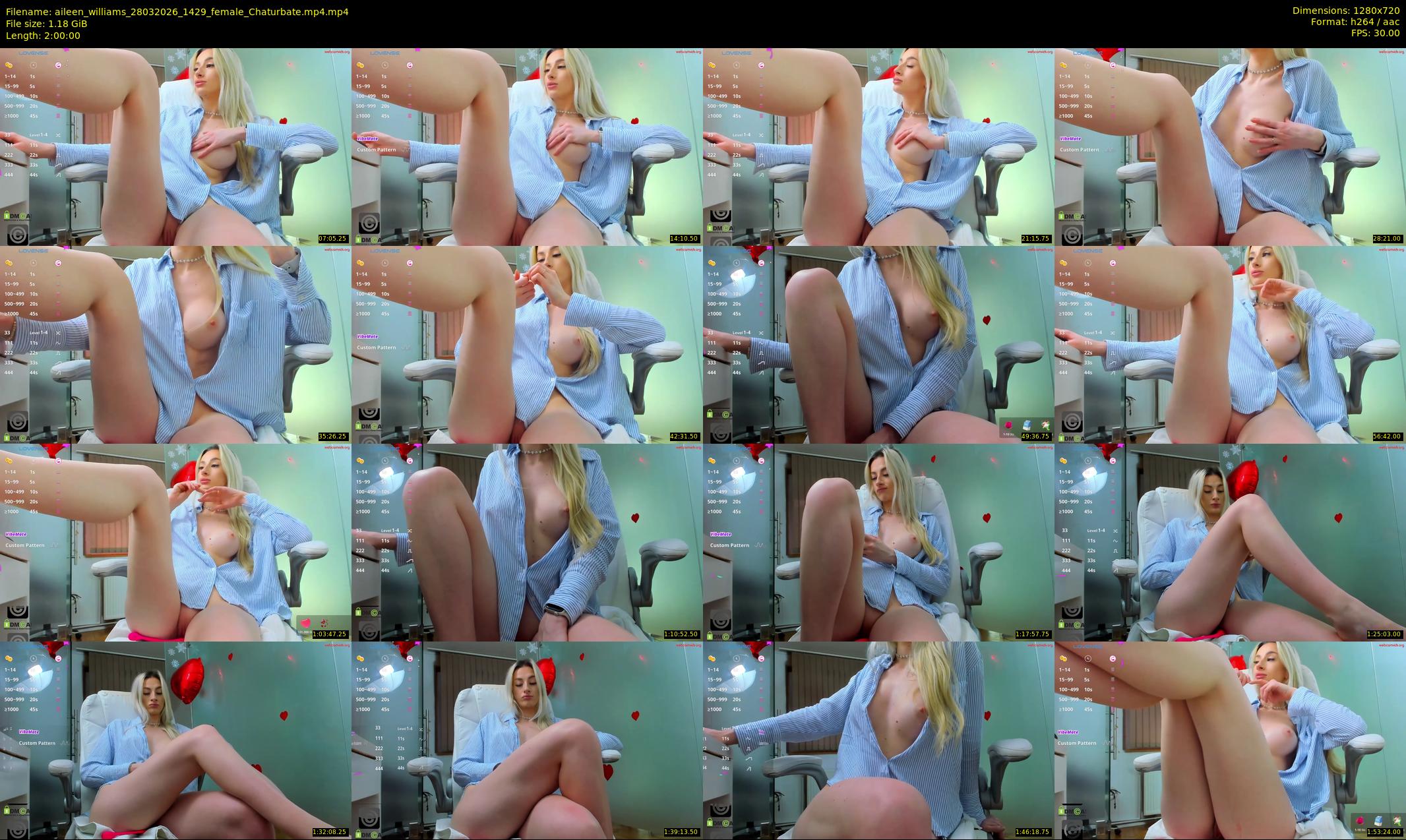 aileen_williams — 120 minute Chaturbate female cam show recording, 720p, Mar 28, 2026