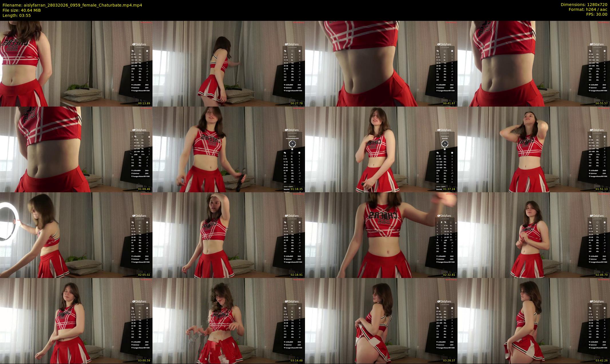 aislyfarran — 4 minute Chaturbate female cam show recording, 720p, Mar 28, 2026