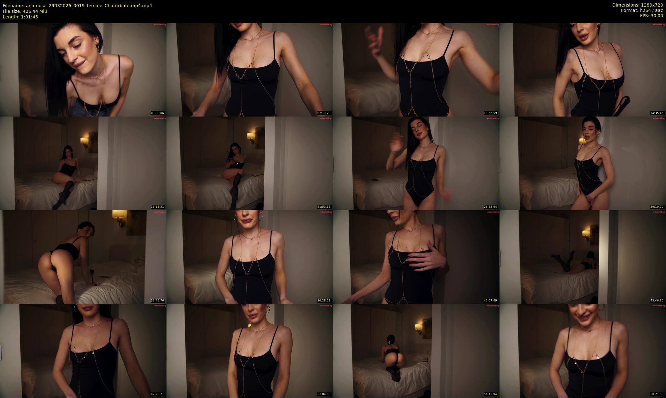 anamuse — 62 minute Chaturbate female cam show recording, 720p, Mar 29, 2026