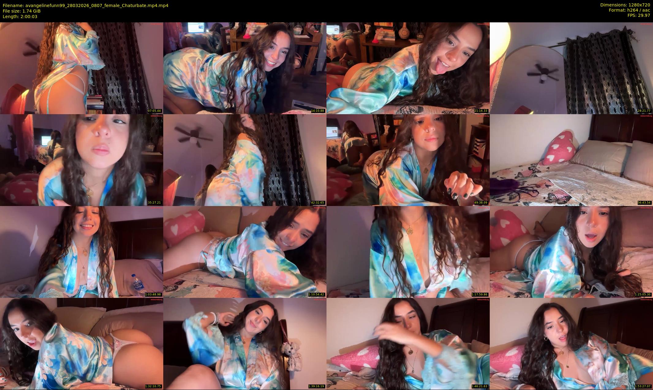 avangelinefunn99 — 121 minute Chaturbate female cam show recording, 720p, Mar 28, 2026