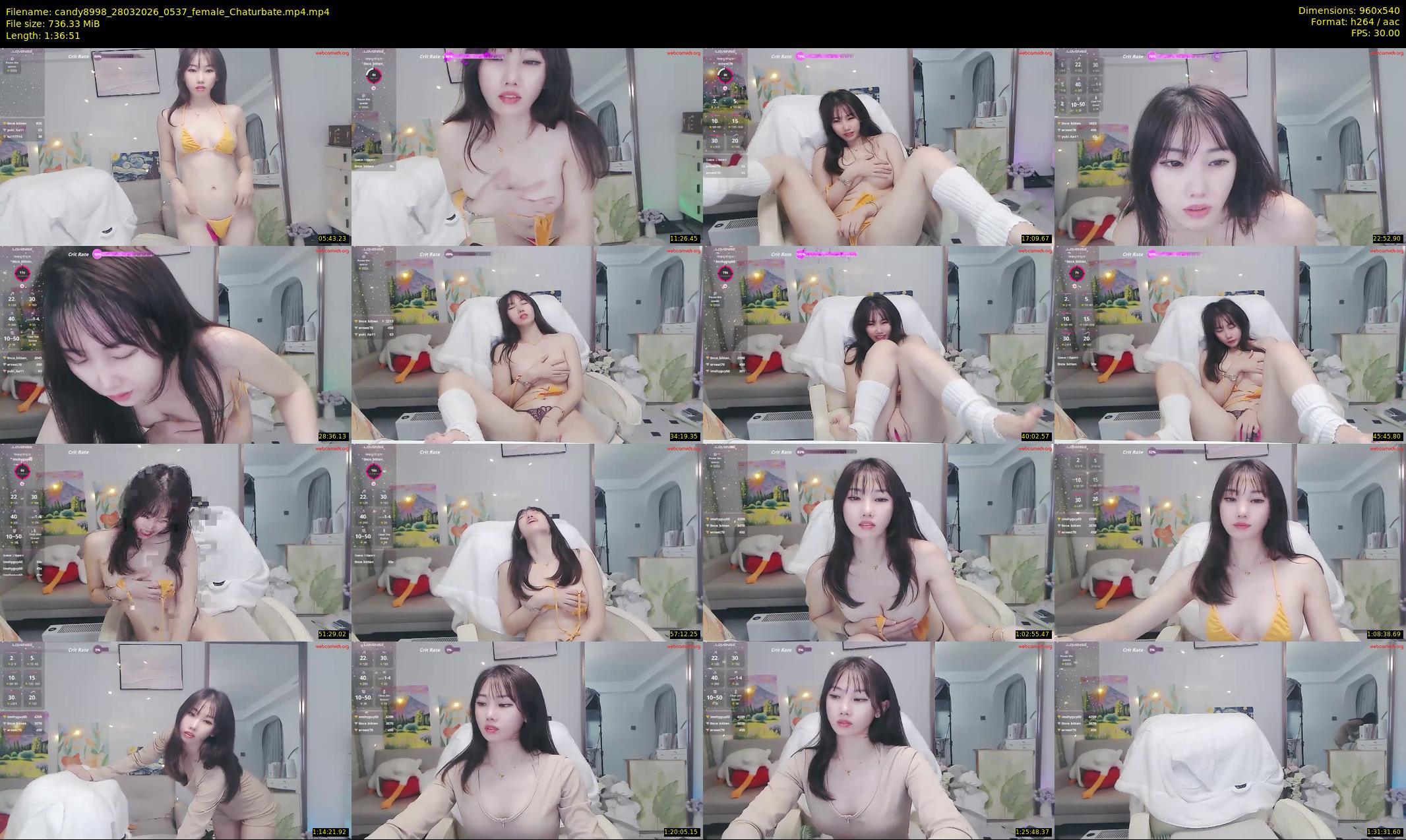 candy8998 — 97 minute Chaturbate female cam show recording, 480p, Mar 28, 2026