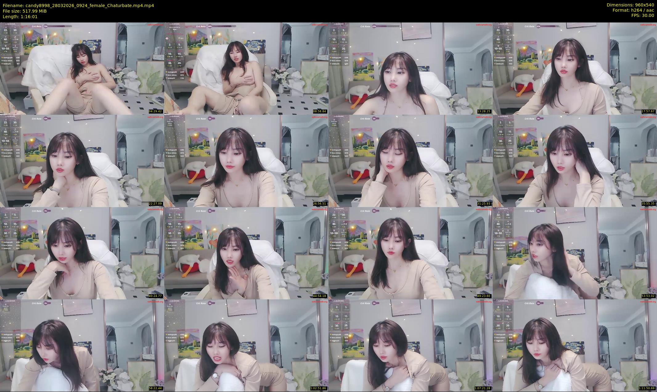 candy8998 — 77 minute Chaturbate female cam show recording, 480p, Mar 28, 2026