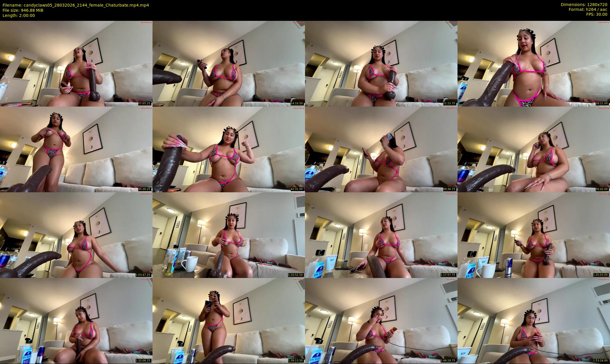 candyclaws05 — 120 minute Chaturbate female cam show recording, 720p, Mar 28, 2026