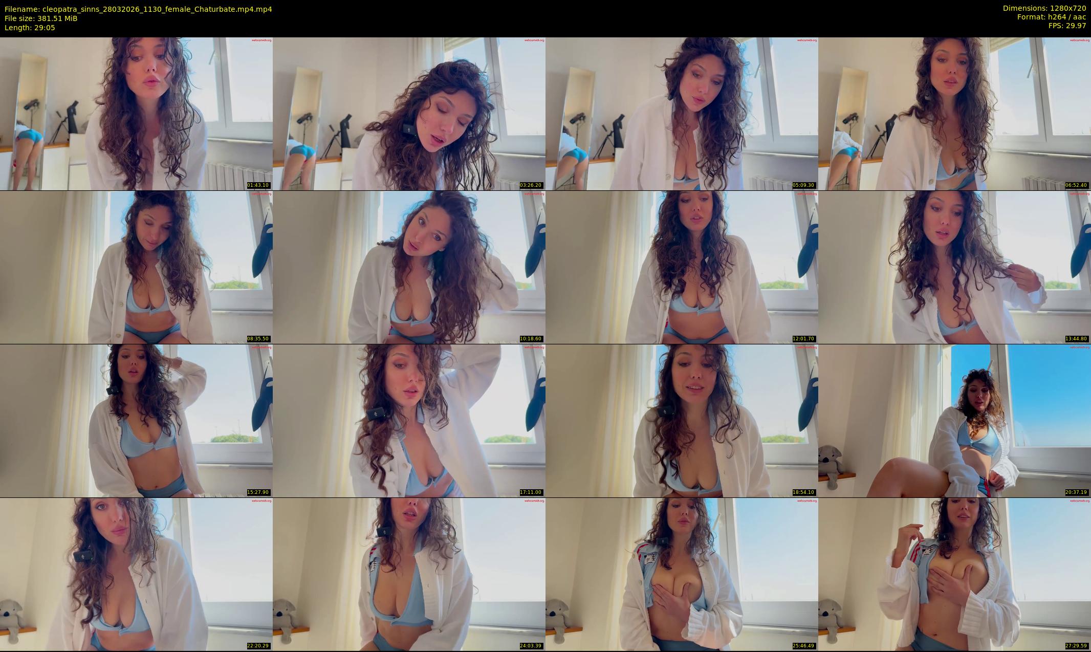 cleopatra_sinns — 30 minute Chaturbate female cam show recording, 720p, Mar 28, 2026