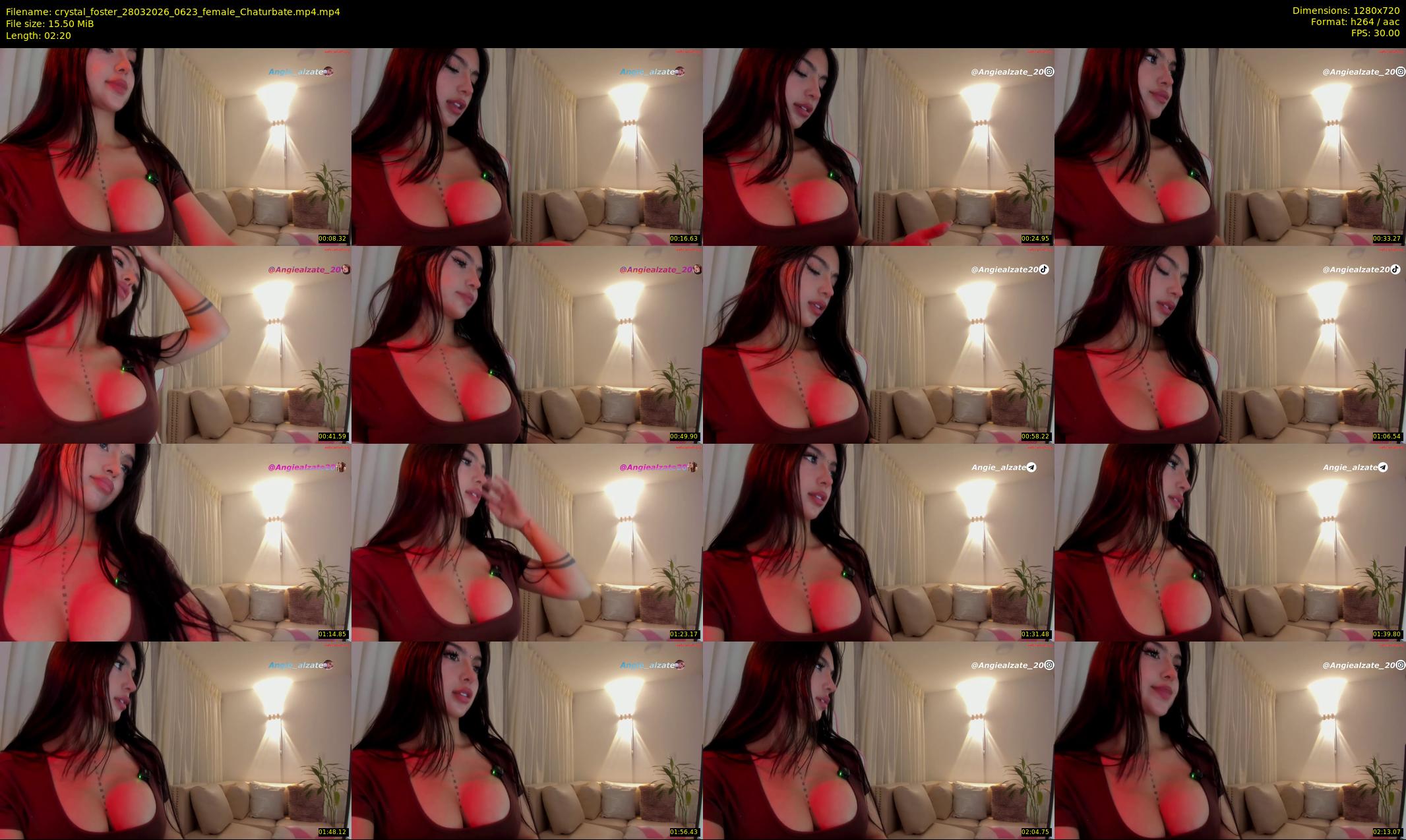crystal_foster — 3 minute Chaturbate female cam show recording, 720p, Mar 28, 2026