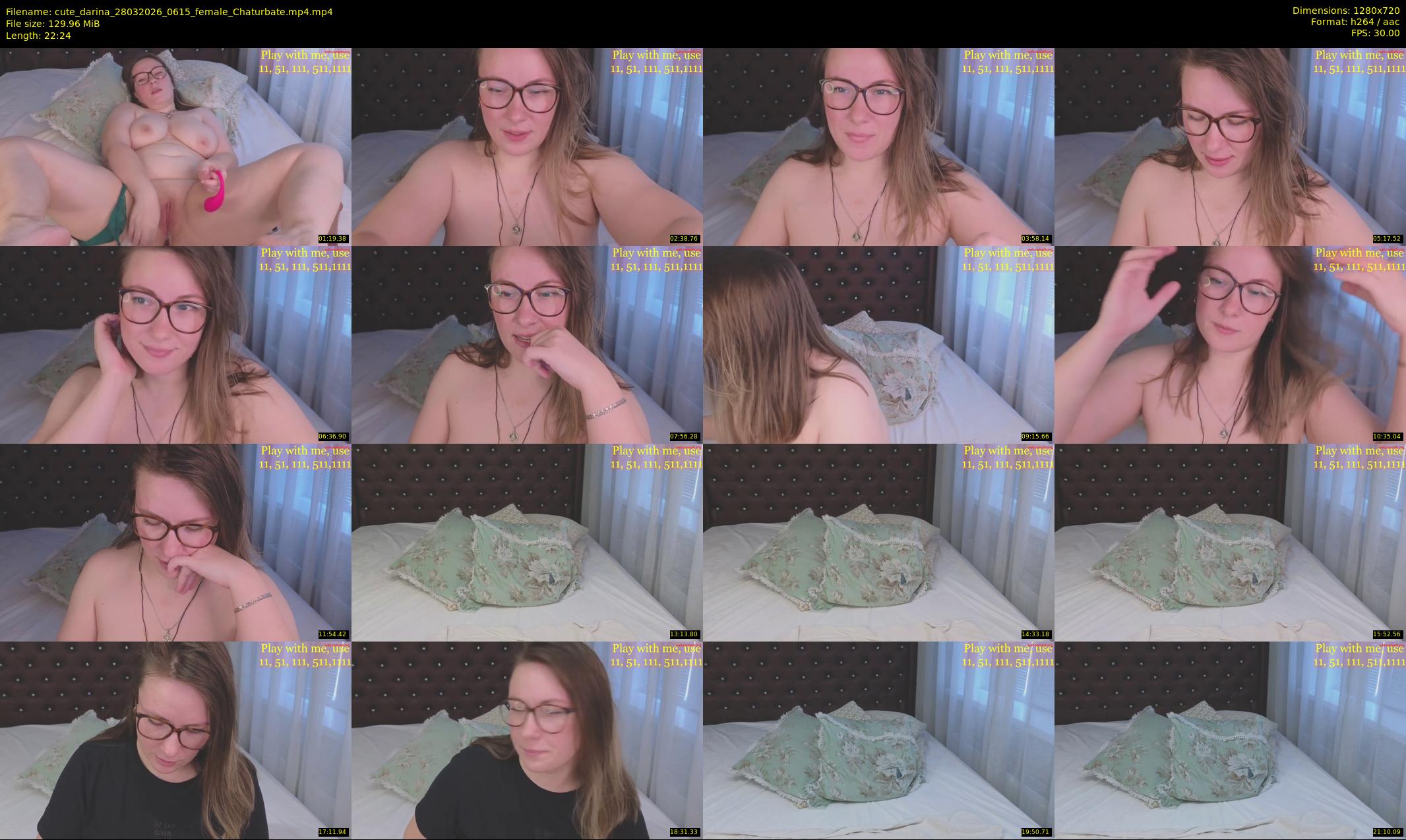 cute_darina — 23 minute Chaturbate female cam show recording, 720p, Mar 28, 2026