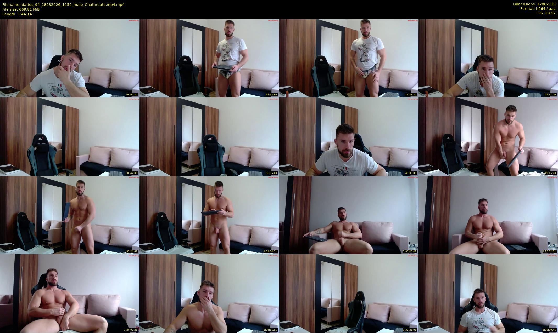 darius_94 — 105 minute Chaturbate male cam show recording, 720p, Mar 28, 2026