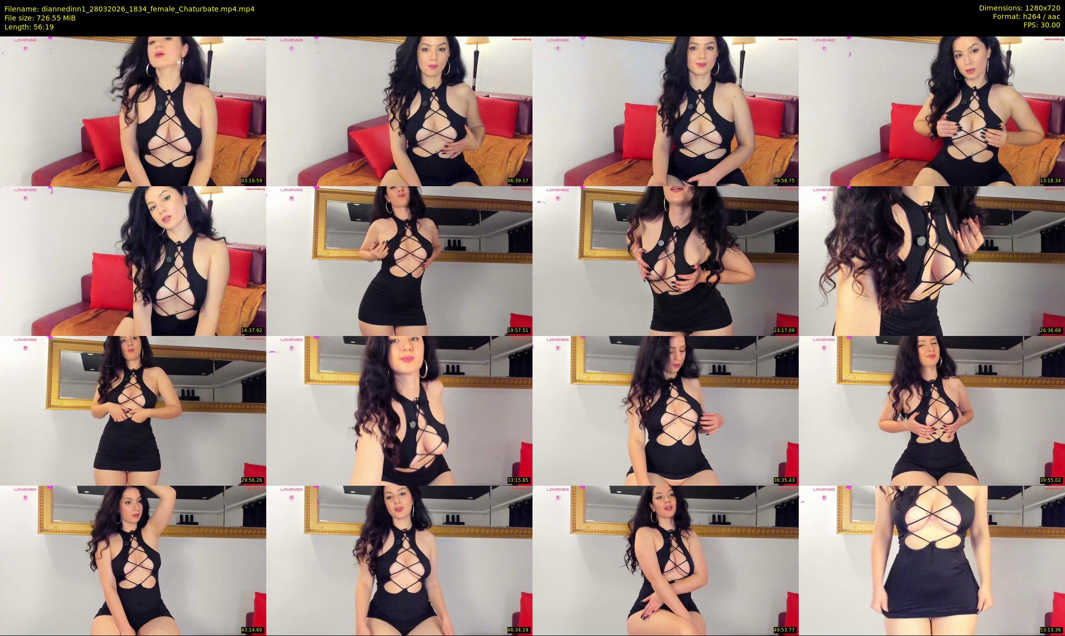 diannedinn1 — 57 minute Chaturbate female cam show recording, 720p, Mar 28, 2026