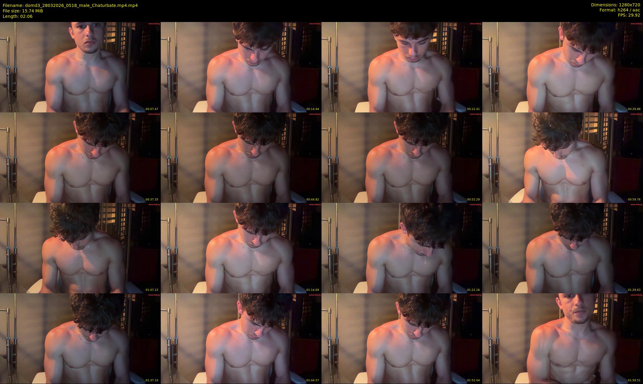 domd3 — 3 minute Chaturbate male cam show recording, 720p, Mar 28, 2026