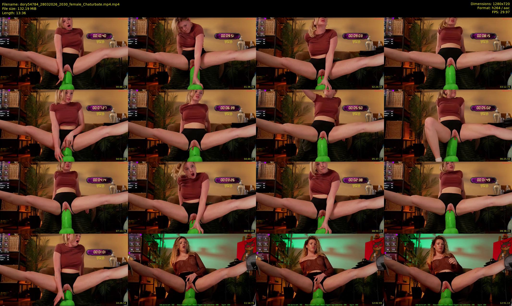 dory54784 — 14 minute Chaturbate female cam show recording, 720p, Mar 28, 2026