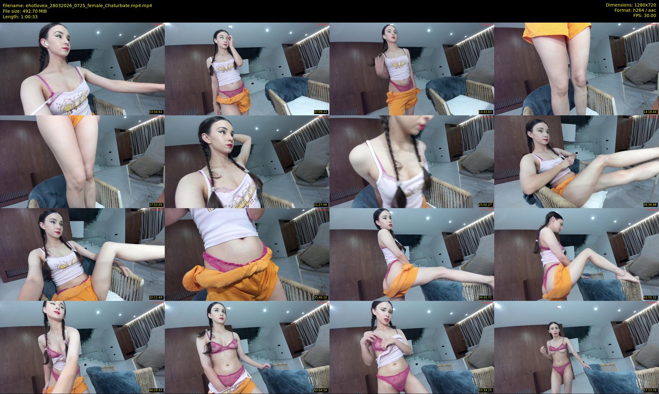 ehotlovea — 61 minute Chaturbate female cam show recording, 720p, Mar 28, 2026