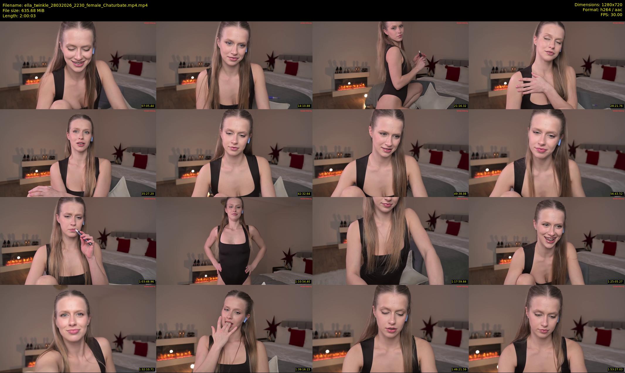 ella_twinkle — 121 minute Chaturbate female cam show recording, 720p, Mar 28, 2026