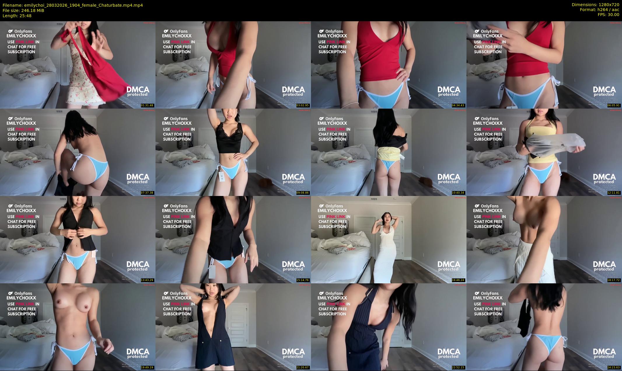 emilychoi — 26 minute Chaturbate female cam show recording, 720p, Mar 28, 2026
