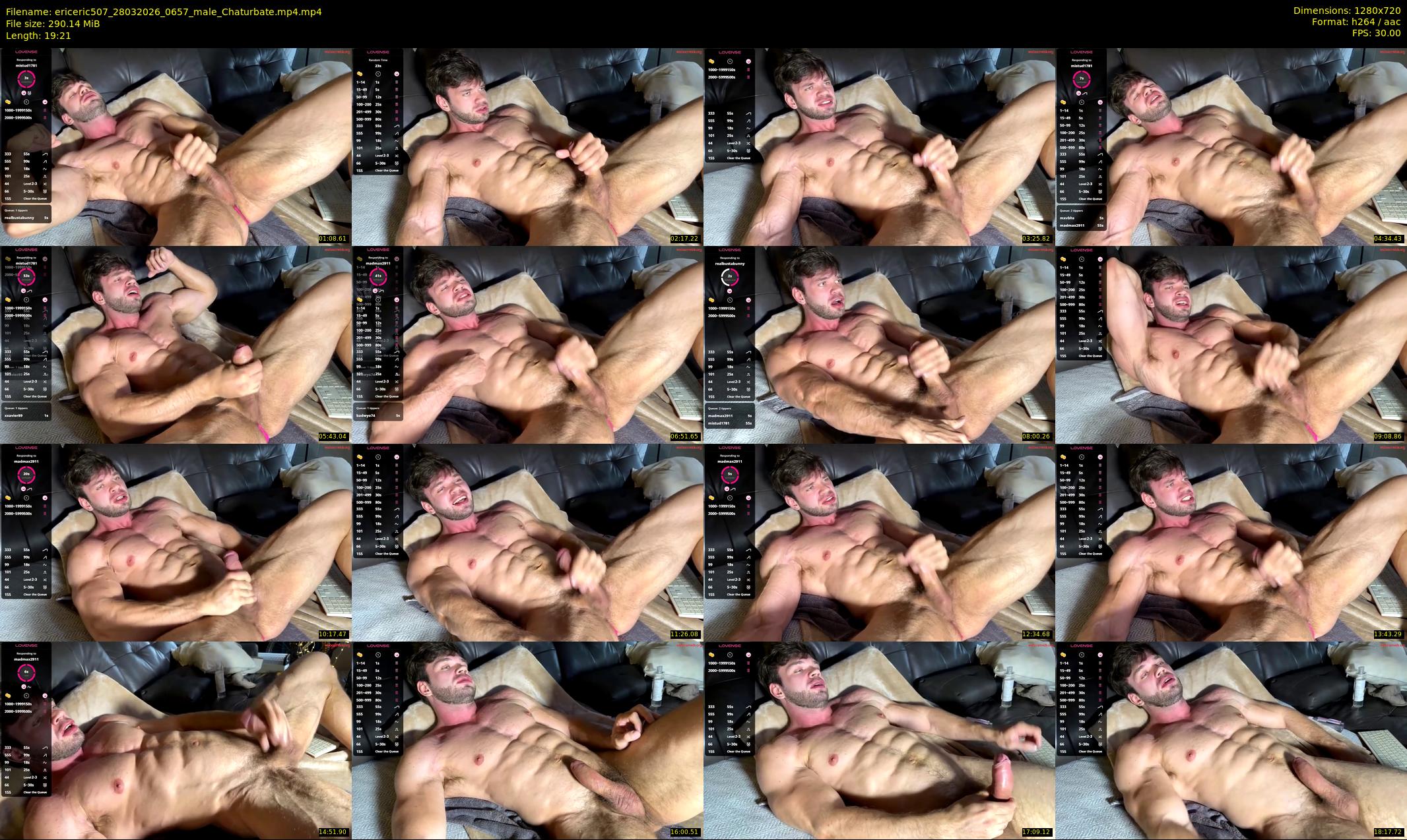 ericeric507 — 20 minute Chaturbate male cam show recording, 720p, Mar 28, 2026