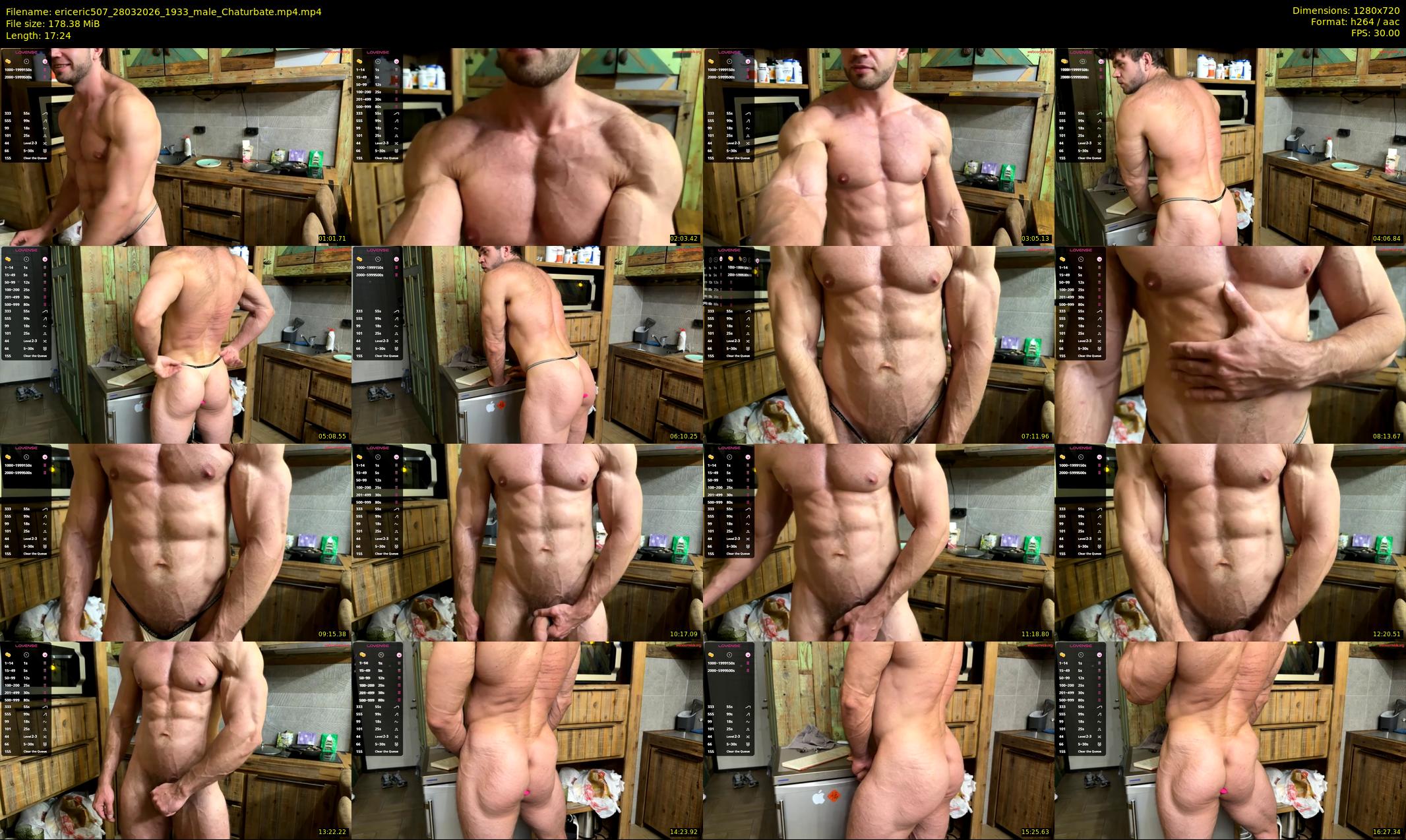 ericeric507 — 18 minute Chaturbate male cam show recording, 720p, Mar 28, 2026
