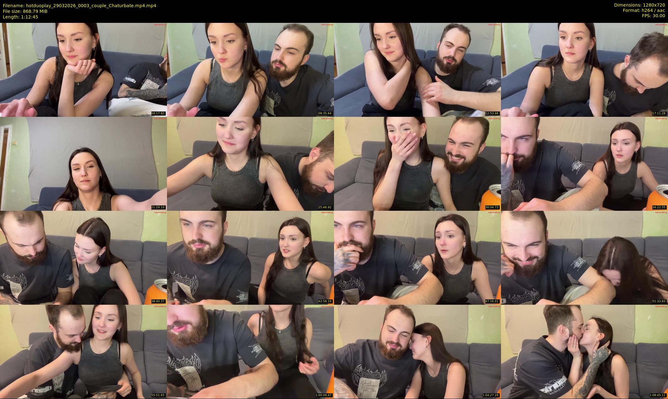 hotduoplay — 73 minute Chaturbate couple cam show recording, 720p, Mar 29, 2026
