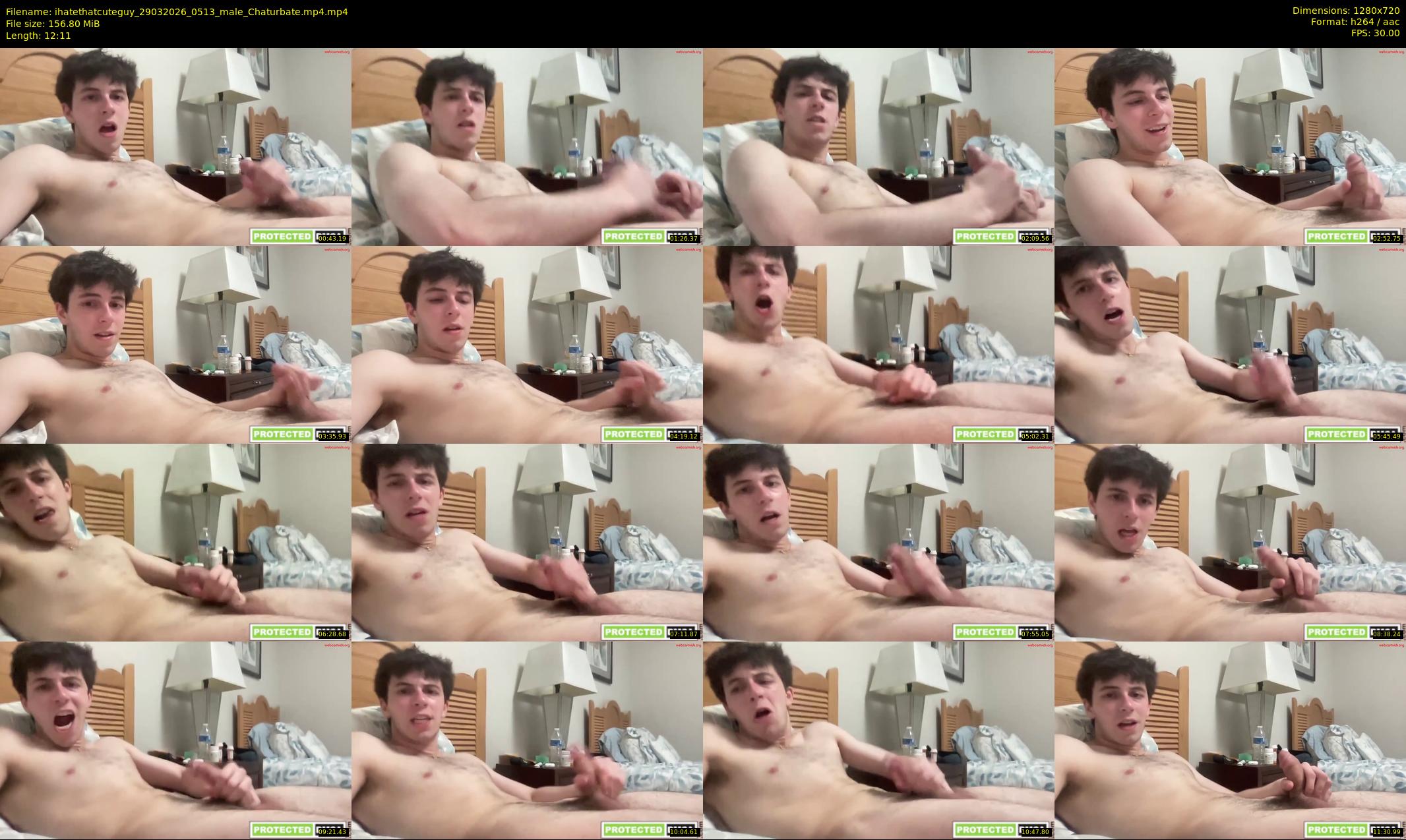 ihatethatcuteguy — 13 minute Chaturbate male cam show recording, 720p, Mar 29, 2026