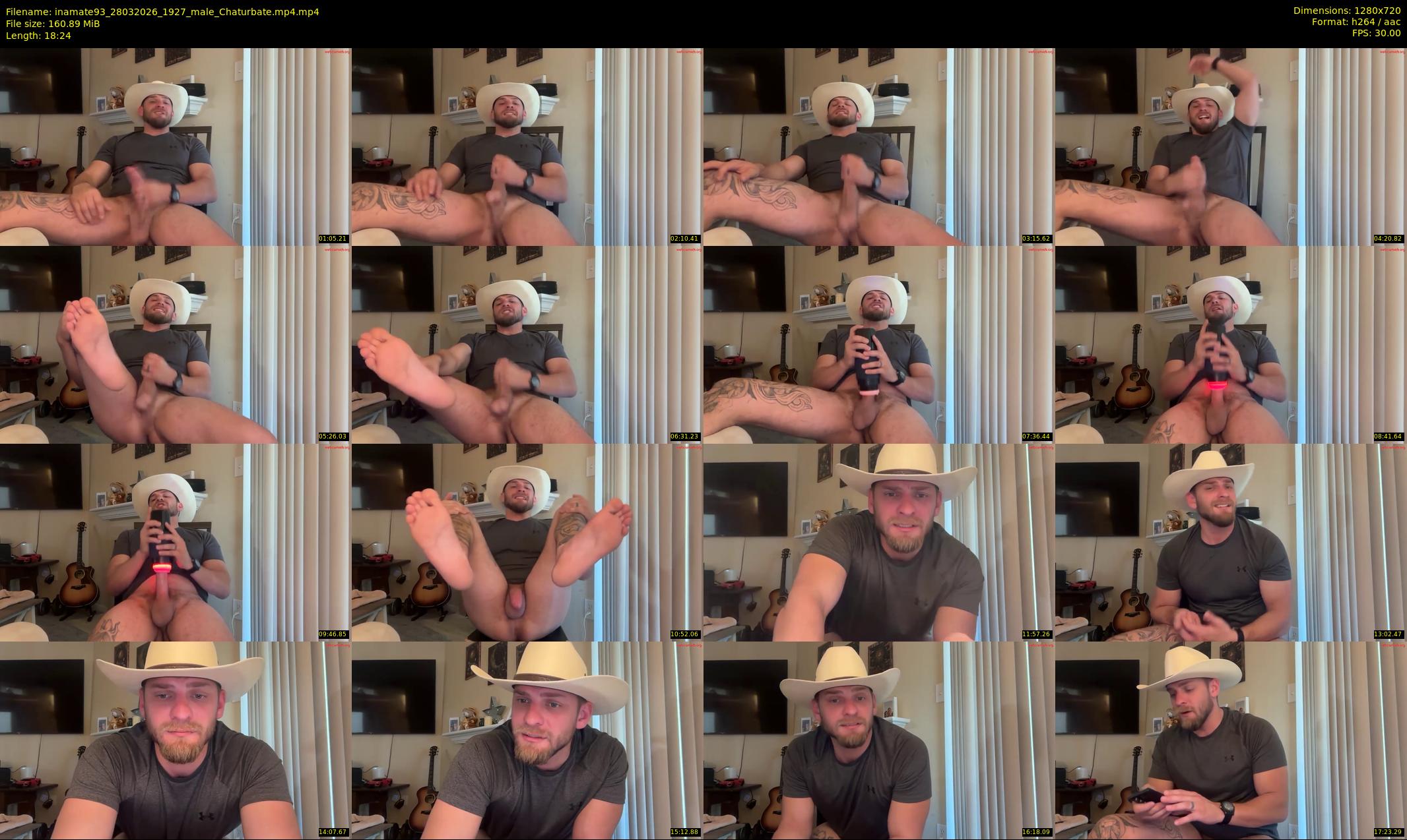 inamate93 — 19 minute Chaturbate male cam show recording, 720p, Mar 28, 2026