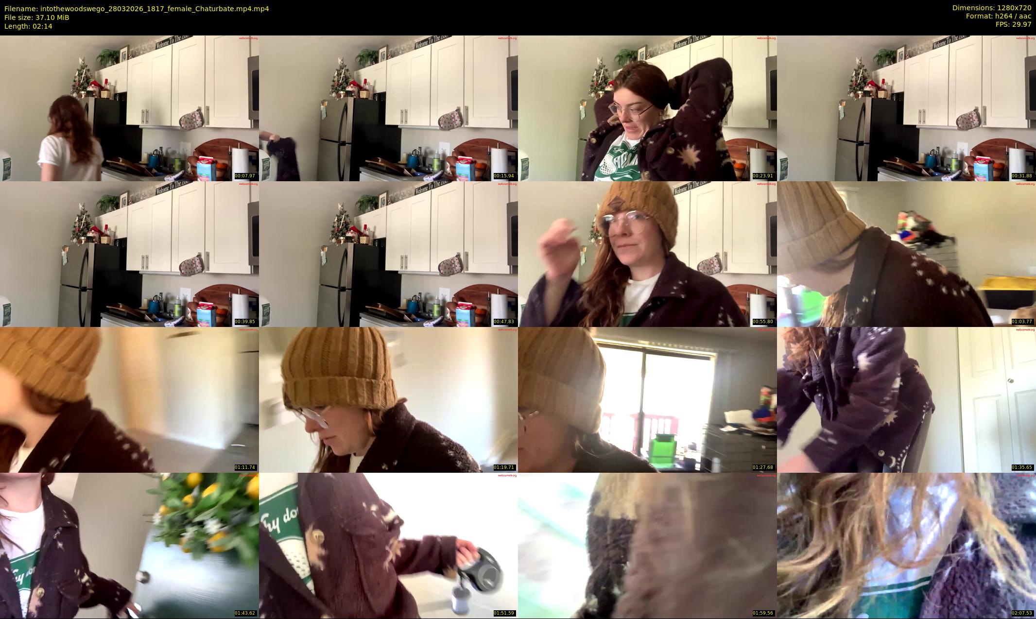 intothewoodswego — 3 minute Chaturbate female cam show recording, 720p, Mar 28, 2026