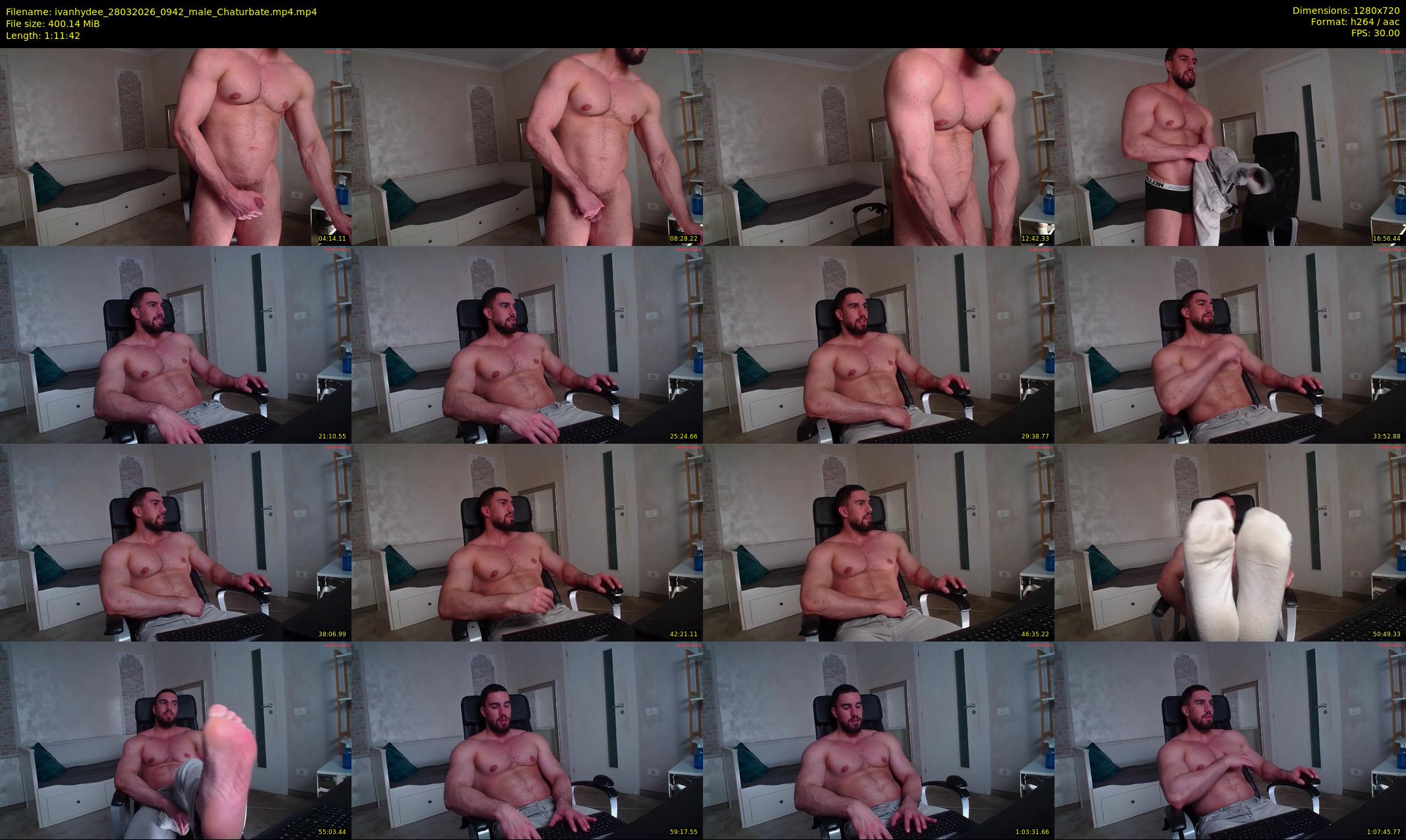 ivanhydee — 72 minute Chaturbate male cam show recording, 720p, Mar 28, 2026