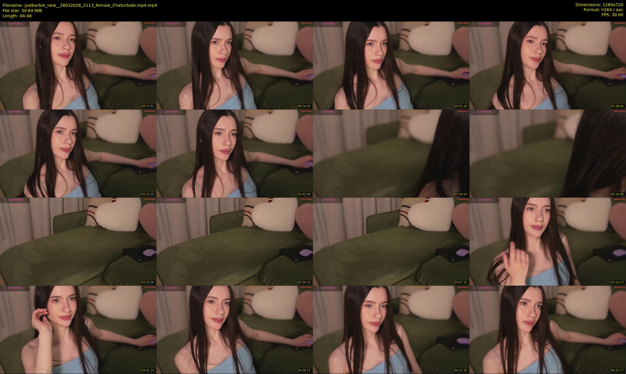 justbarbie_new_ — 5 minute Chaturbate female cam show recording, 720p, Mar 28, 2026