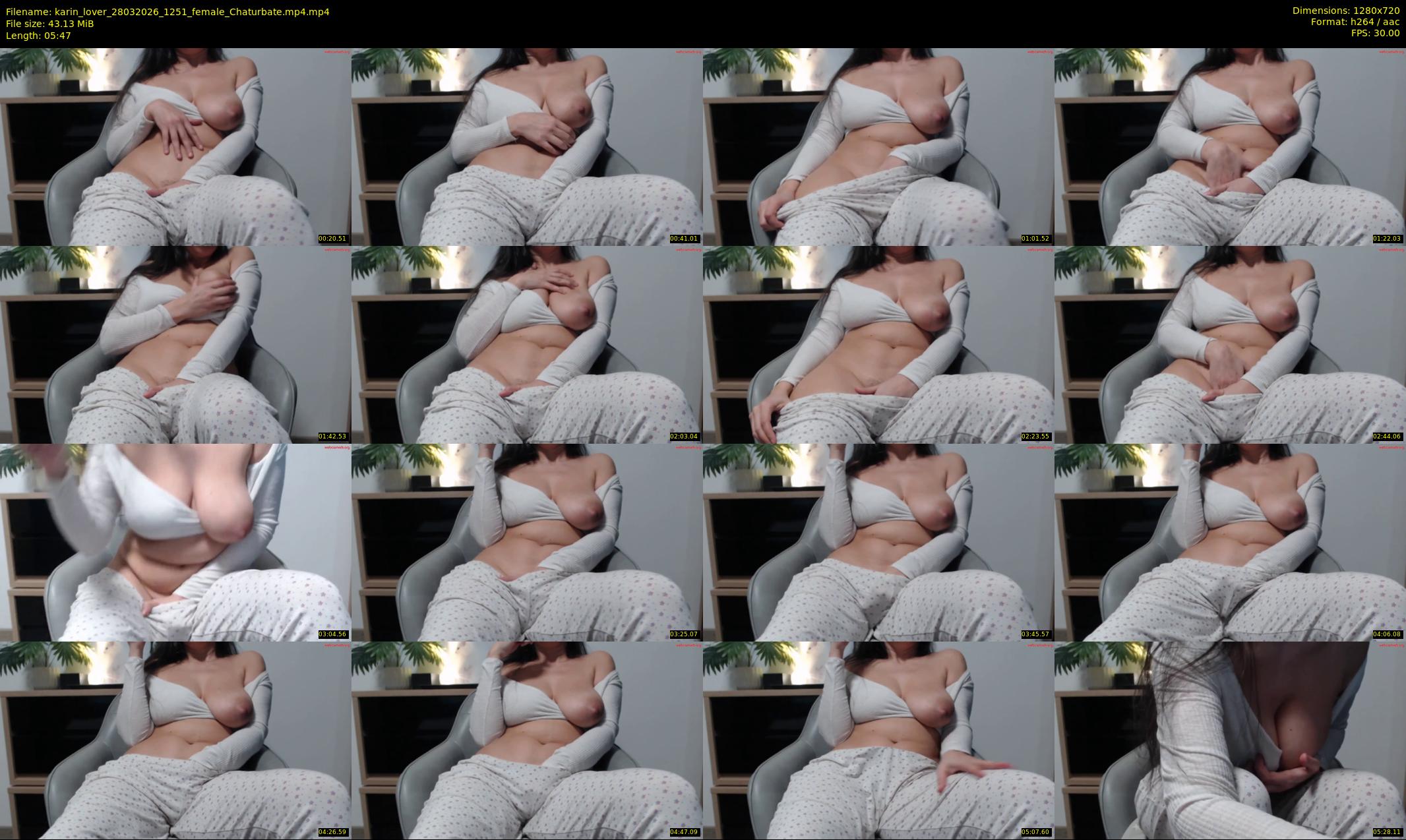 karin_lover — 6 minute Chaturbate female cam show recording, 720p, Mar 28, 2026