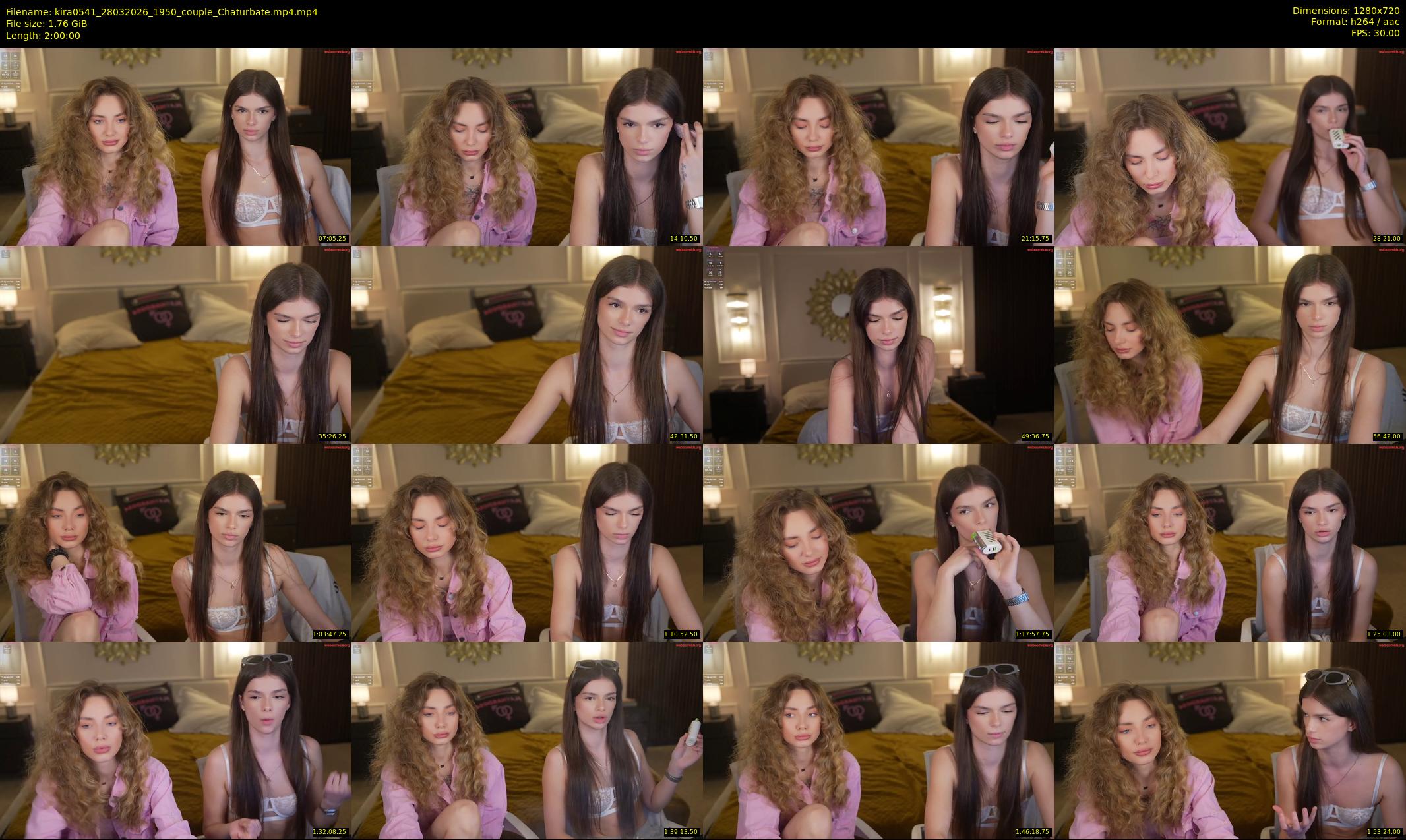 kira0541 — 120 minute Chaturbate couple cam show recording, 720p, Mar 28, 2026