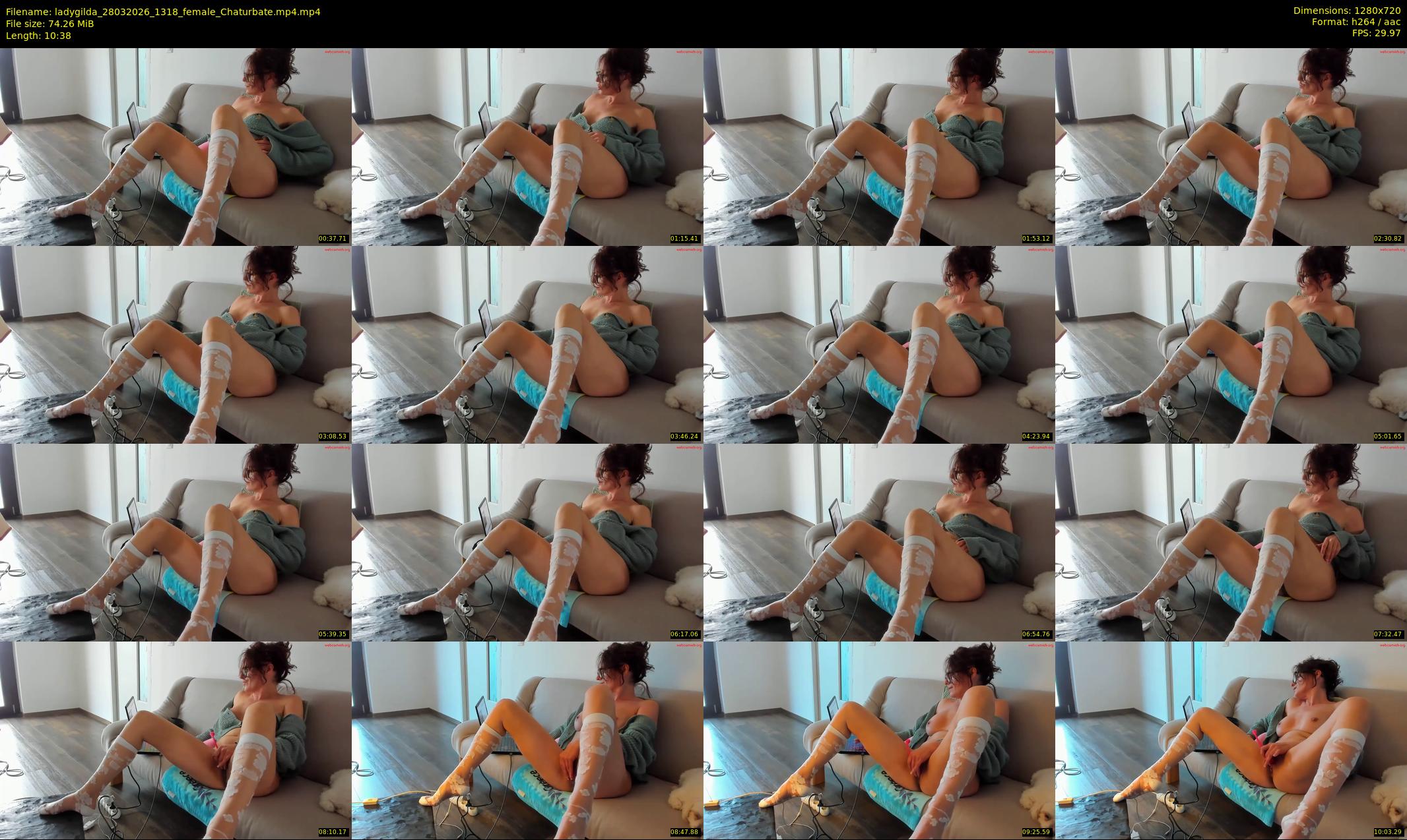 ladygilda — 11 minute Chaturbate female cam show recording, 720p, Mar 28, 2026