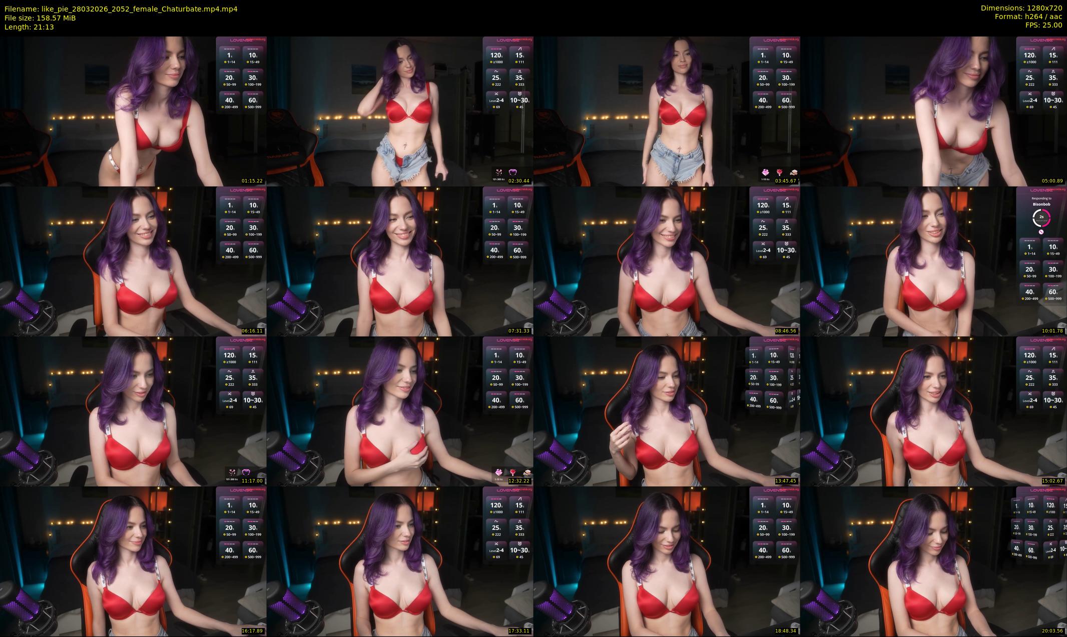 like_pie — 22 minute Chaturbate couple cam show recording, 720p, Mar 28, 2026