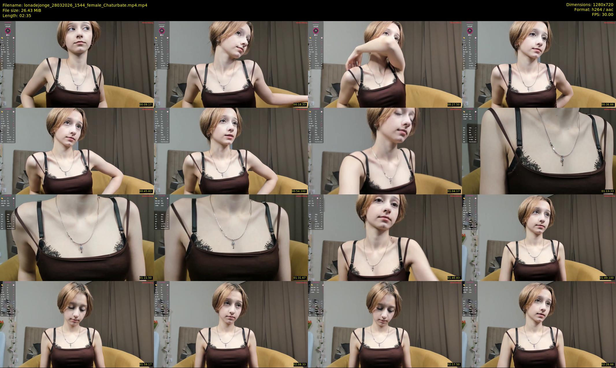 lonadejonge — 3 minute Chaturbate female cam show recording, 720p, Mar 28, 2026