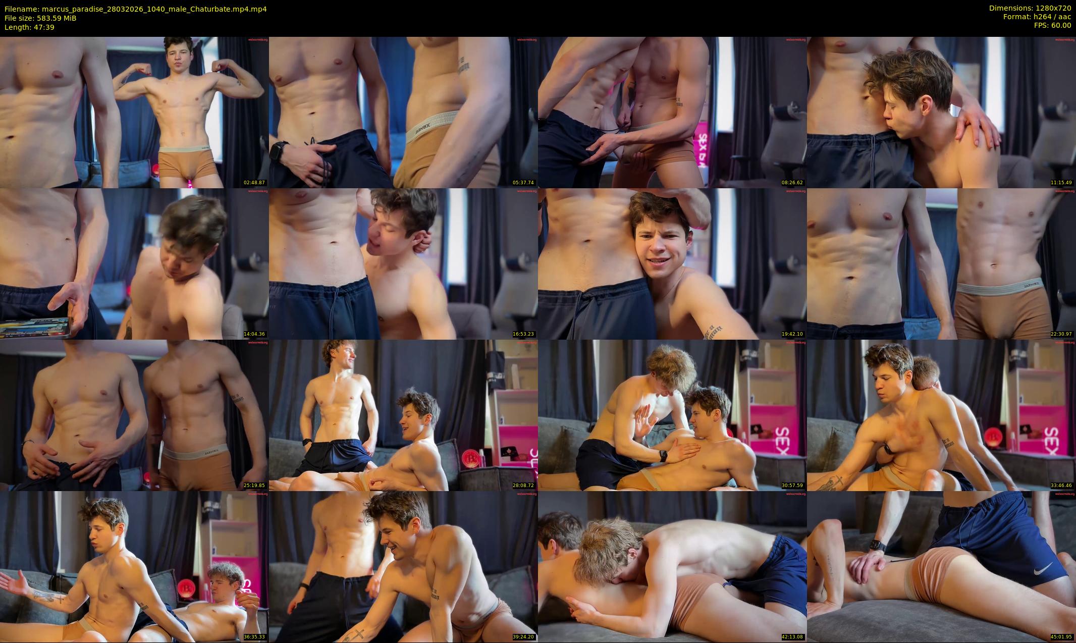 marcus_paradise — 48 minute Chaturbate male cam show recording, 720p, Mar 28, 2026