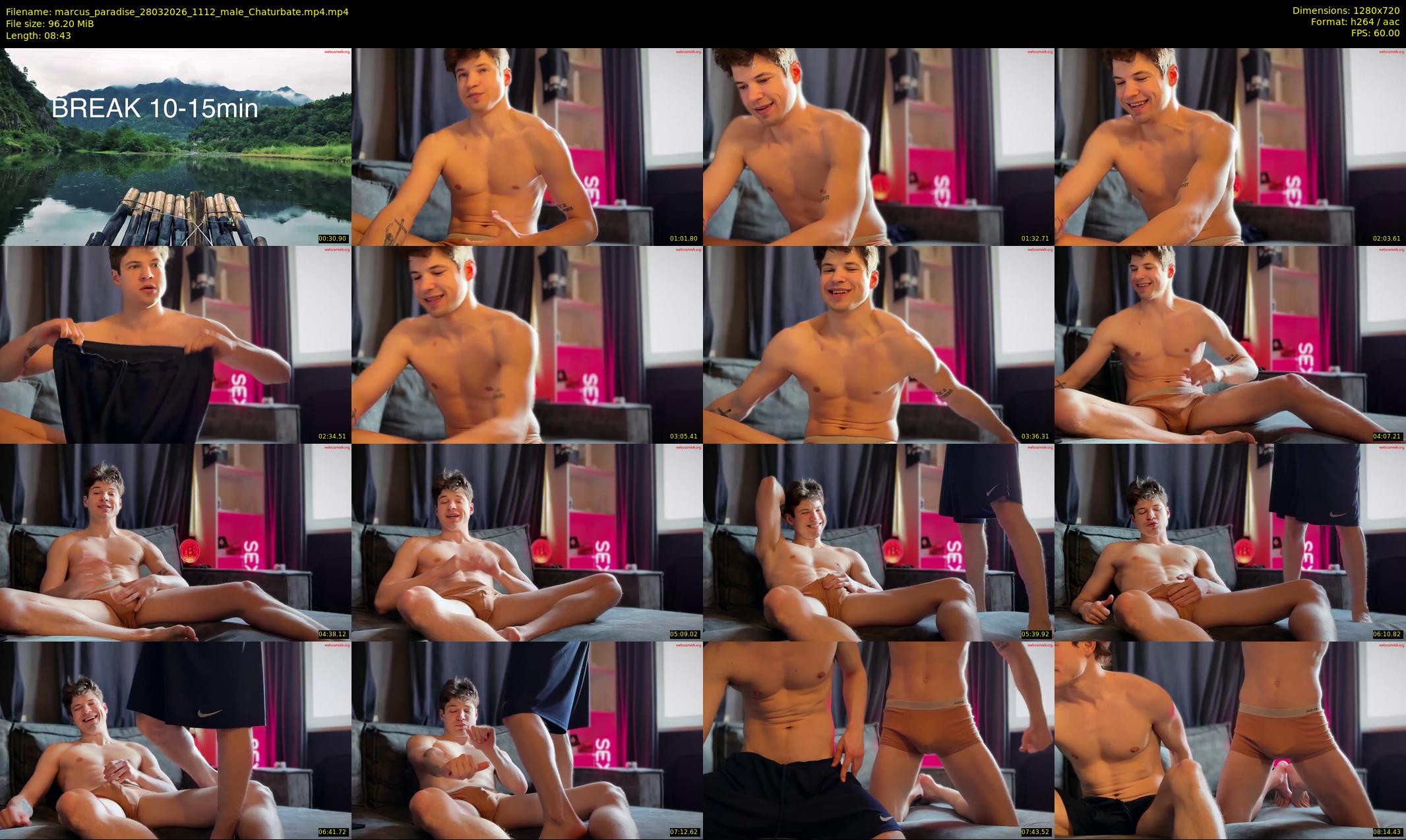 marcus_paradise — 9 minute Chaturbate male cam show recording, 720p, Mar 28, 2026