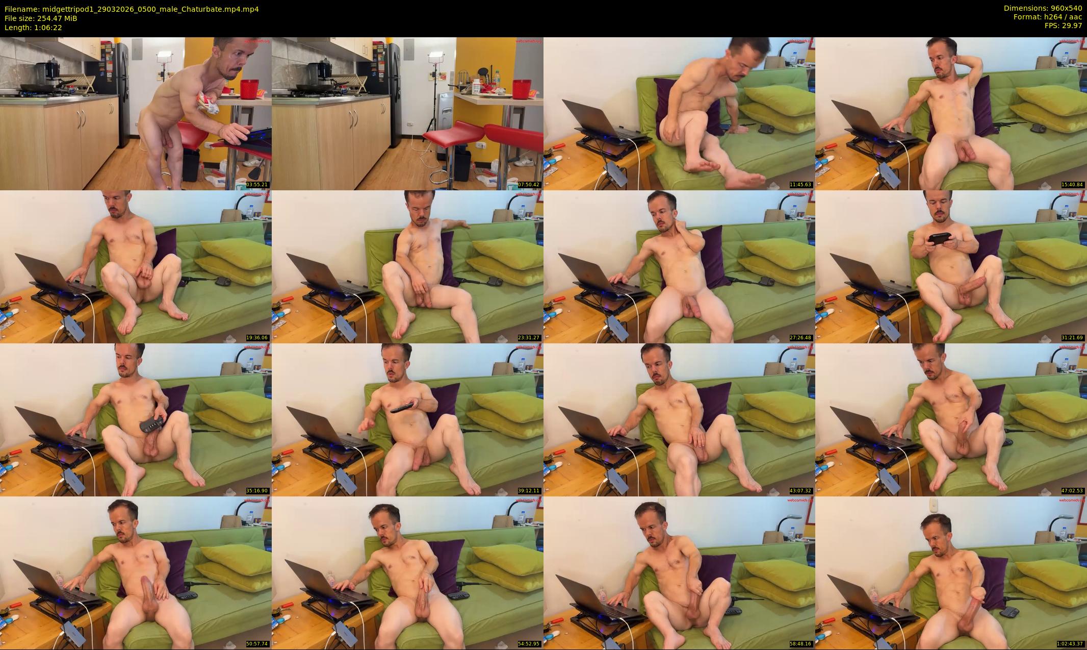 midgettripod1 — 67 minute Chaturbate male cam show recording, 480p, Mar 29, 2026