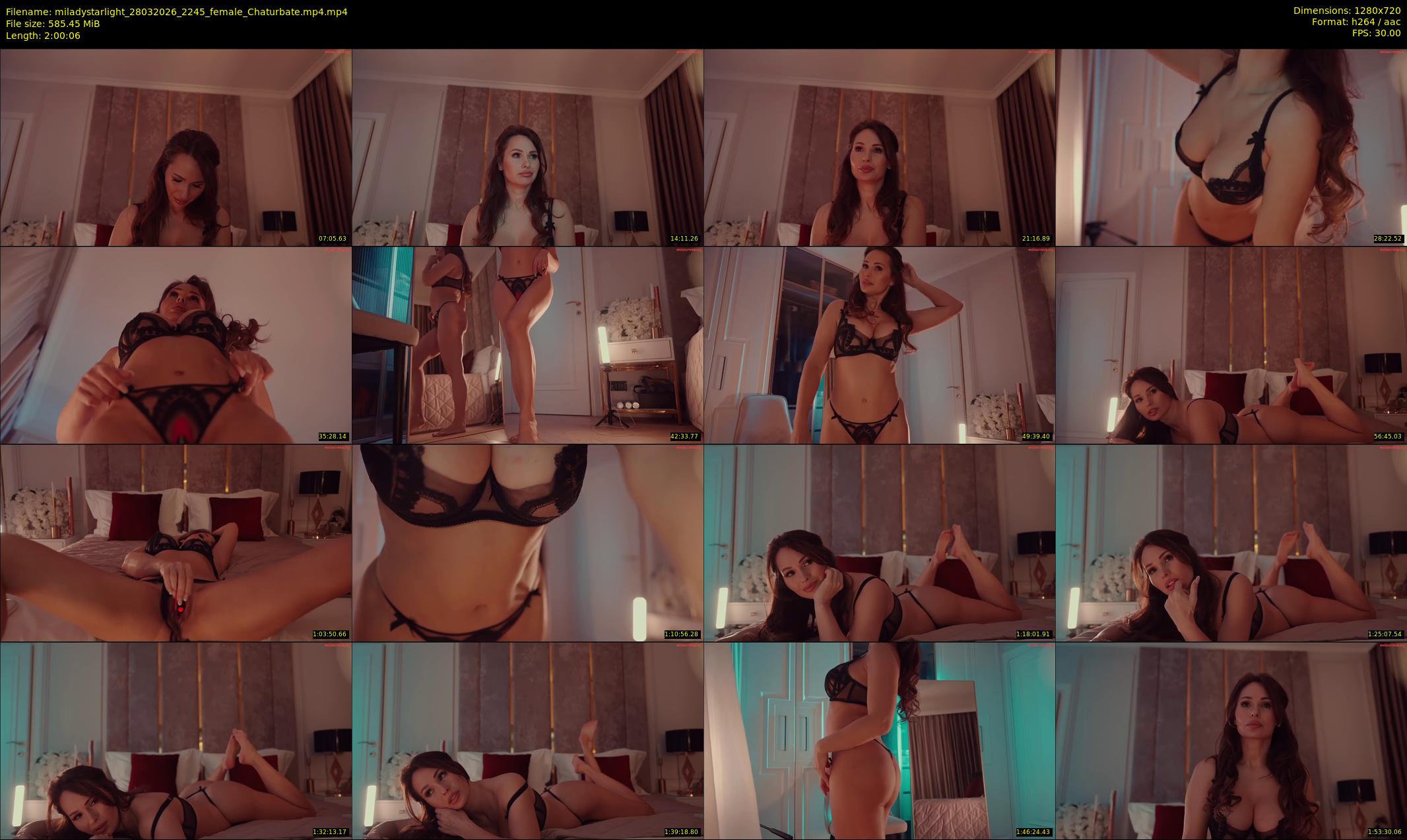 miladystarlight — 121 minute Chaturbate female cam show recording, 720p, Mar 28, 2026