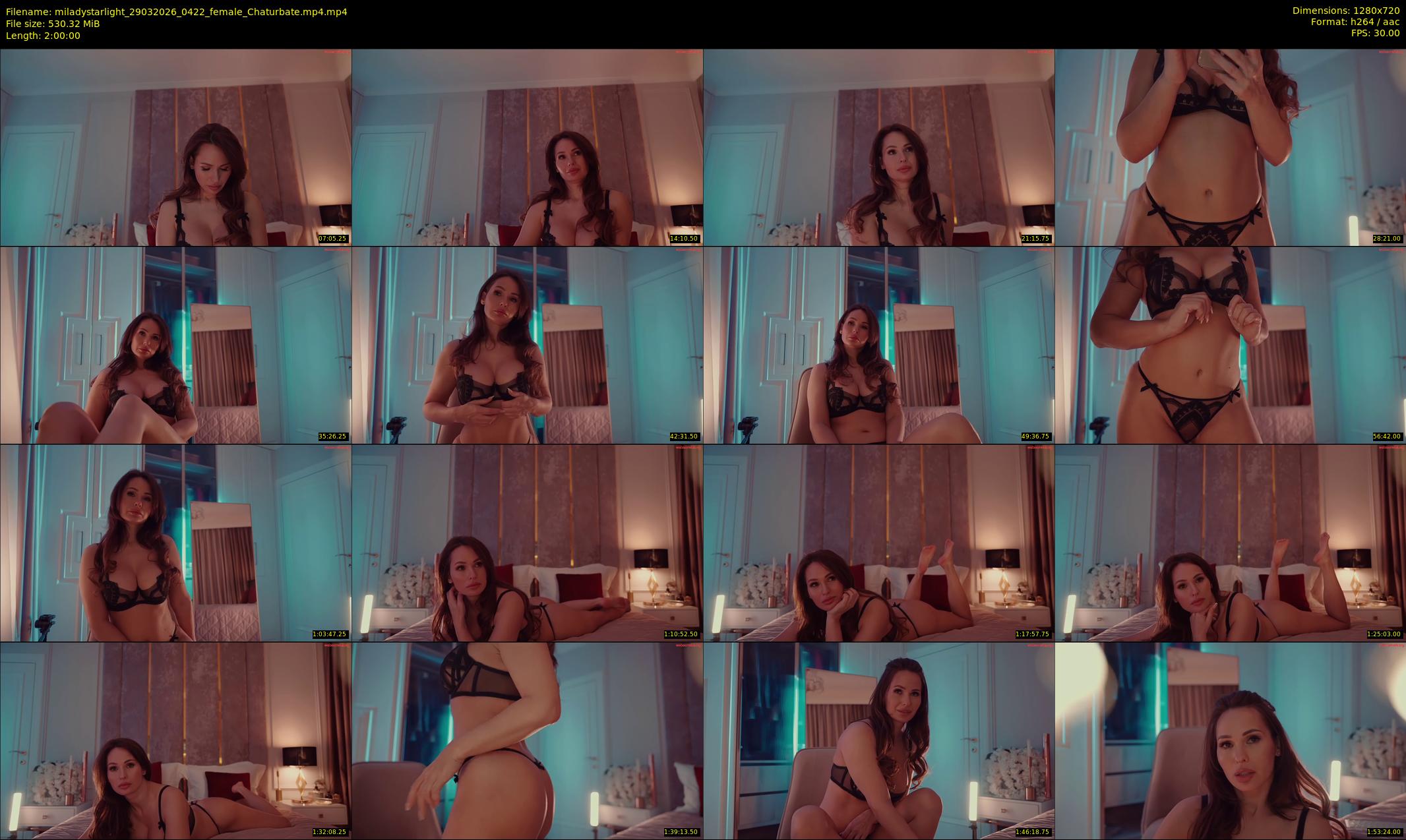 miladystarlight — 120 minute Chaturbate female cam show recording, 720p, Mar 29, 2026