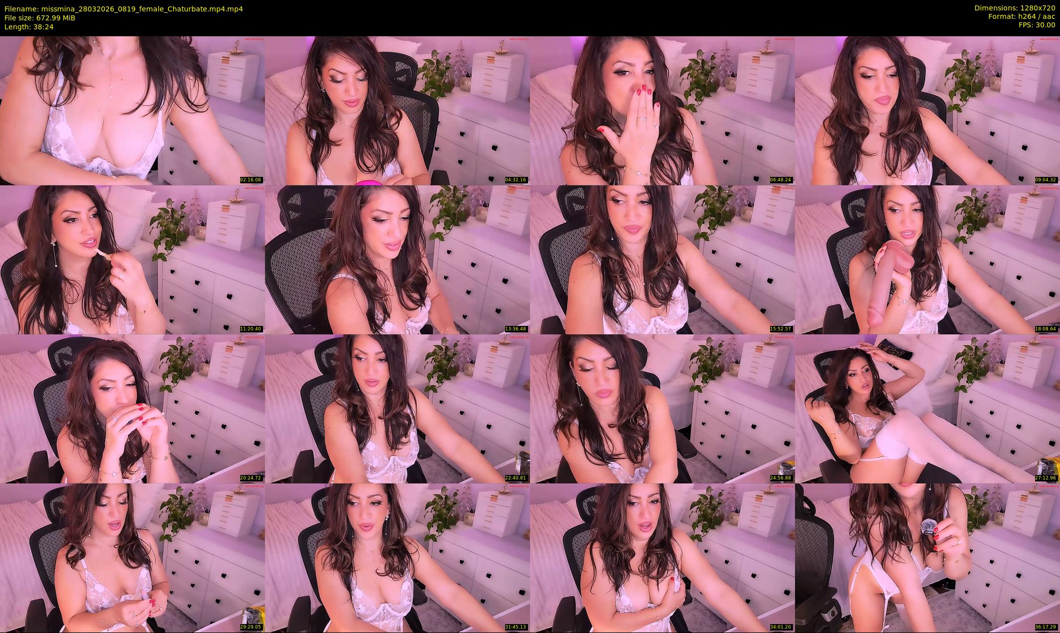 missmina — 39 minute Chaturbate female cam show recording, 720p, Mar 28, 2026