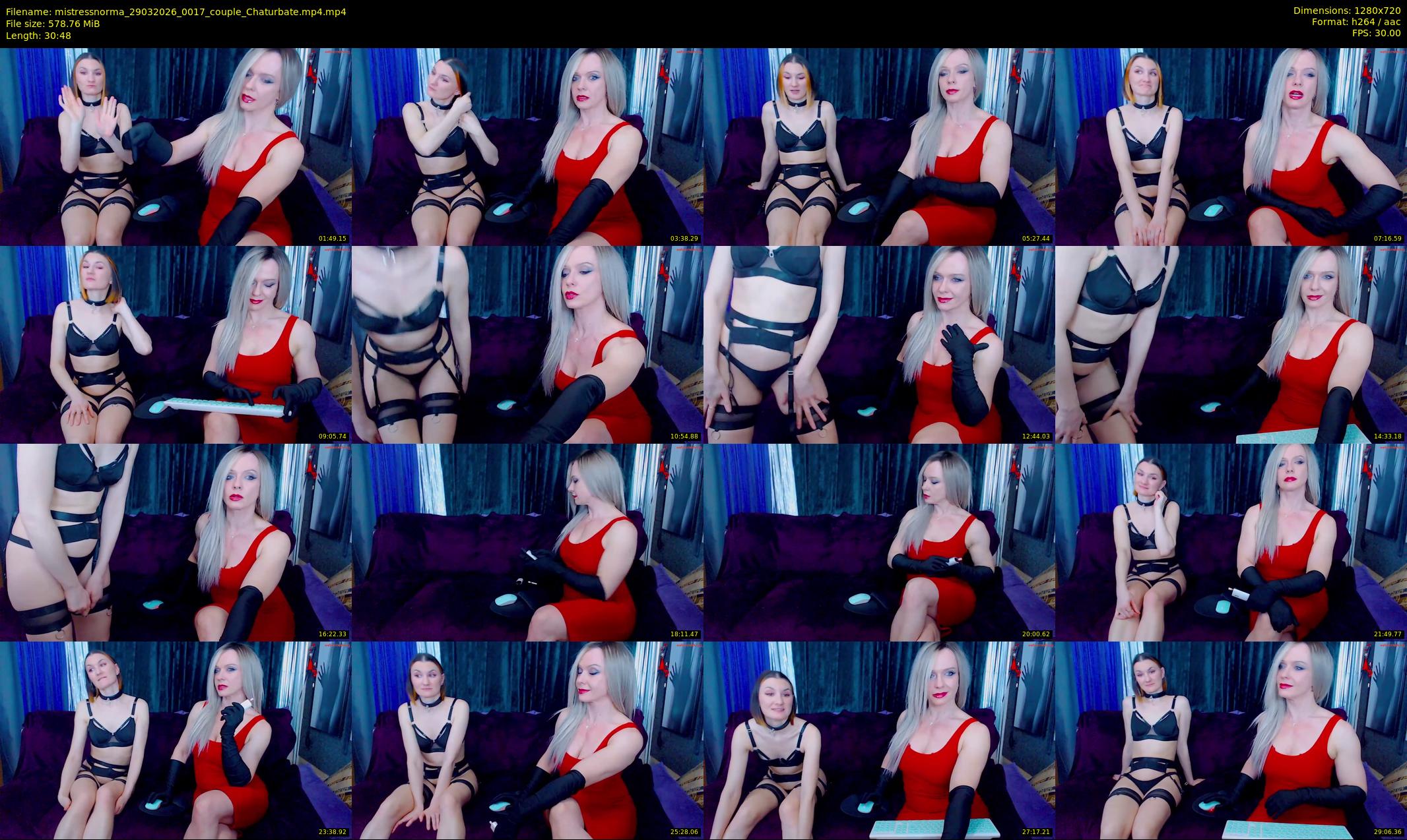 mistressnorma — 31 minute Chaturbate female cam show recording, 720p, Mar 29, 2026