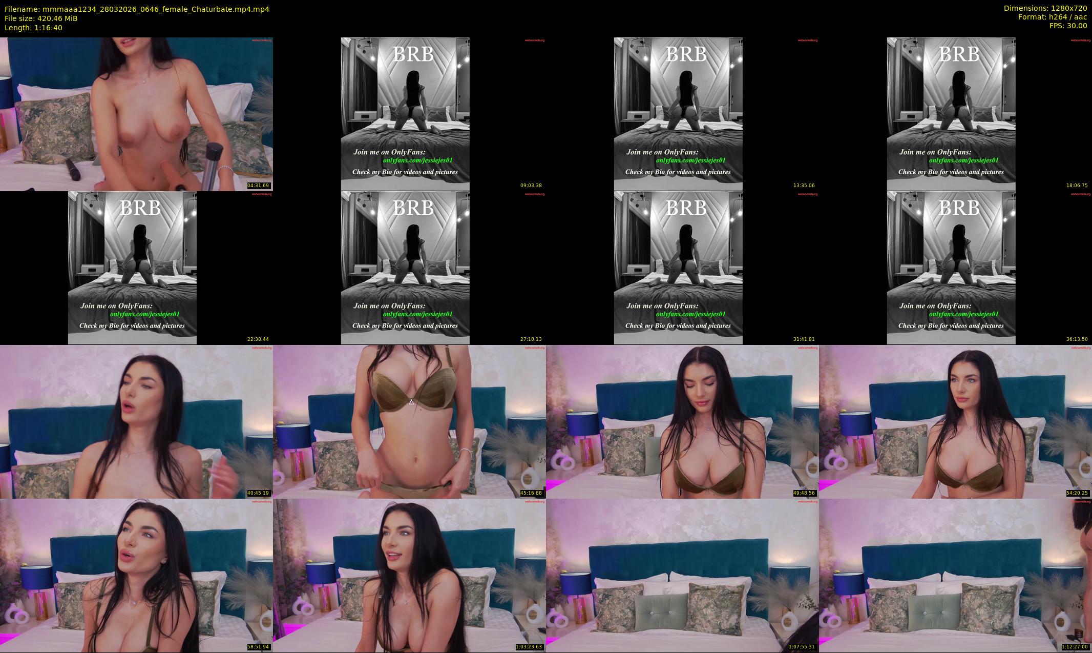 mmmaaa1234 — 77 minute Chaturbate female cam show recording, 720p, Mar 28, 2026