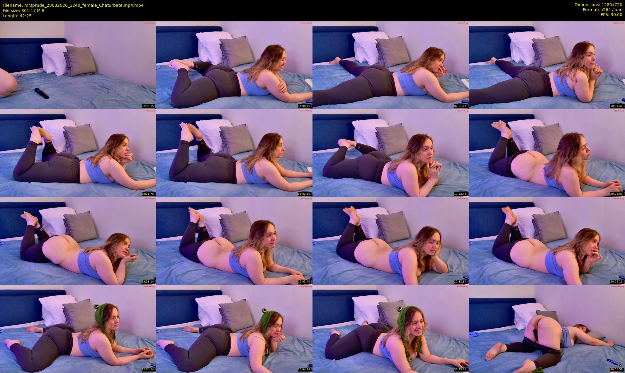 mrsprude — 43 minute Chaturbate female cam show recording, 720p, Mar 28, 2026