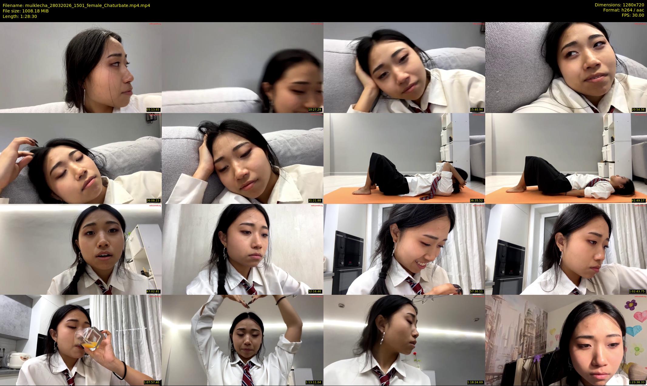 muiklecha — 89 minute Chaturbate female cam show recording, 720p, Mar 28, 2026