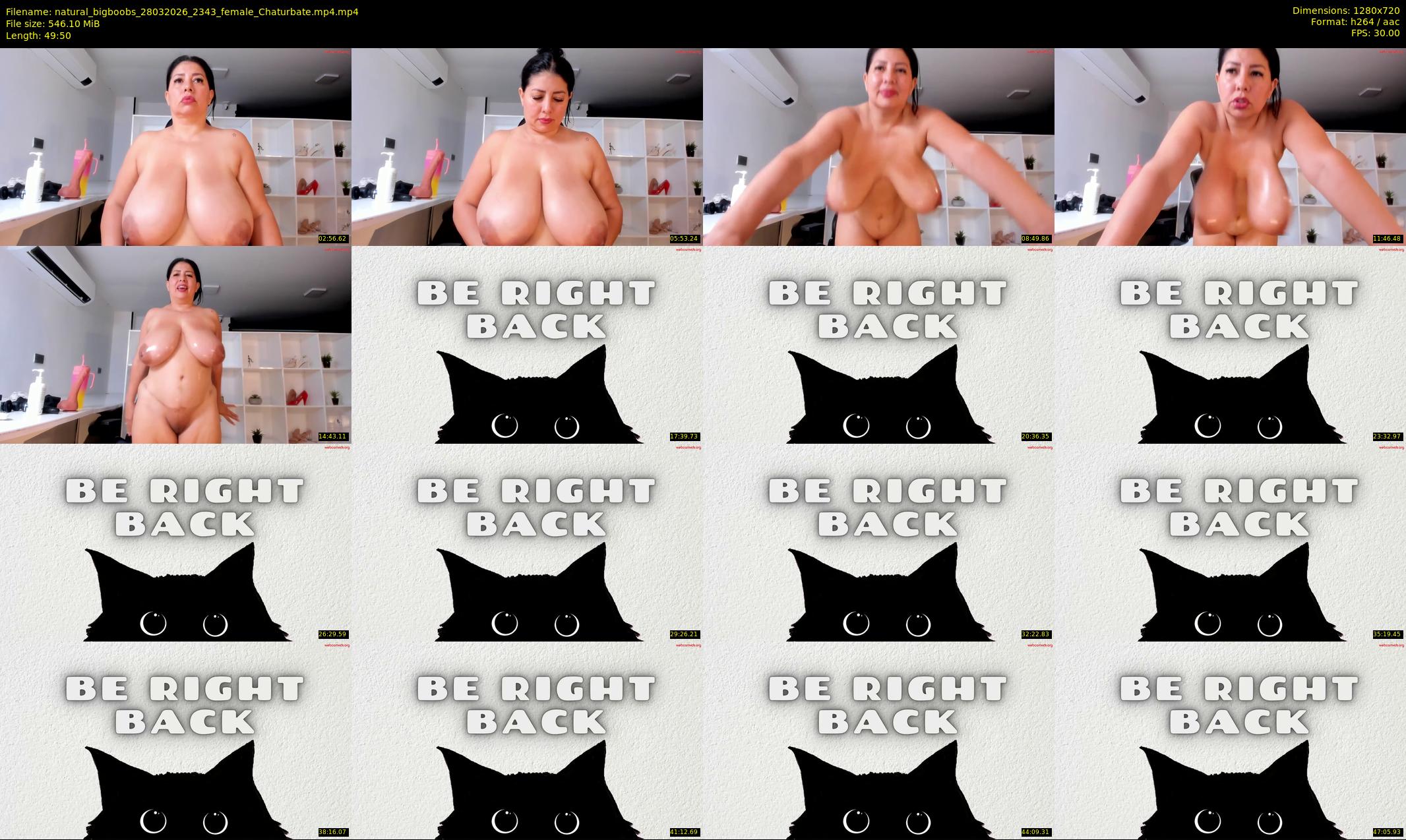 natural_bigboobs — 50 minute Chaturbate female cam show recording, 720p, Mar 28, 2026